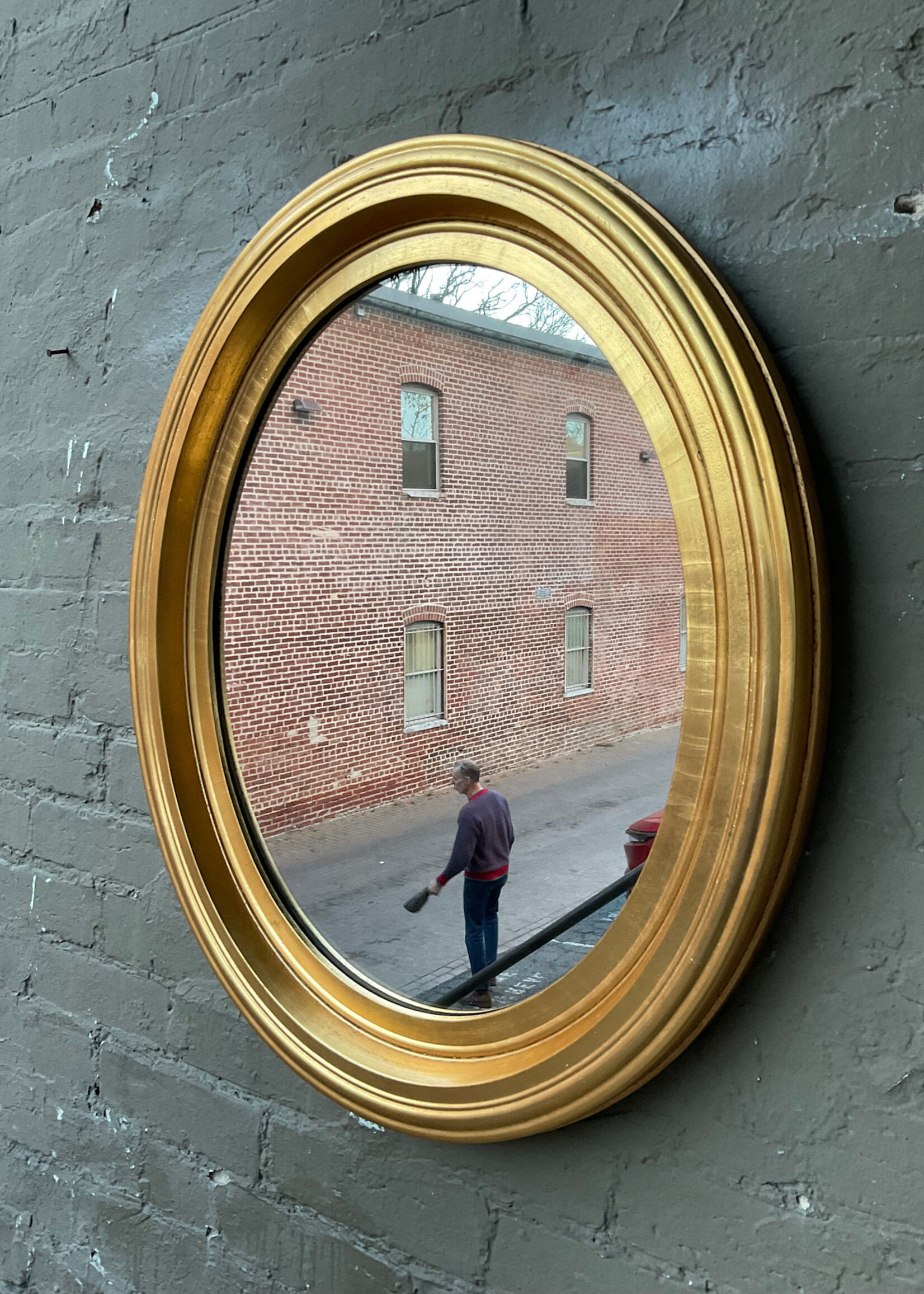 GOODWOOD Gilt Oval Mirror