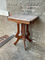 GOODWOOD Victorian Marble Top Parlor Table