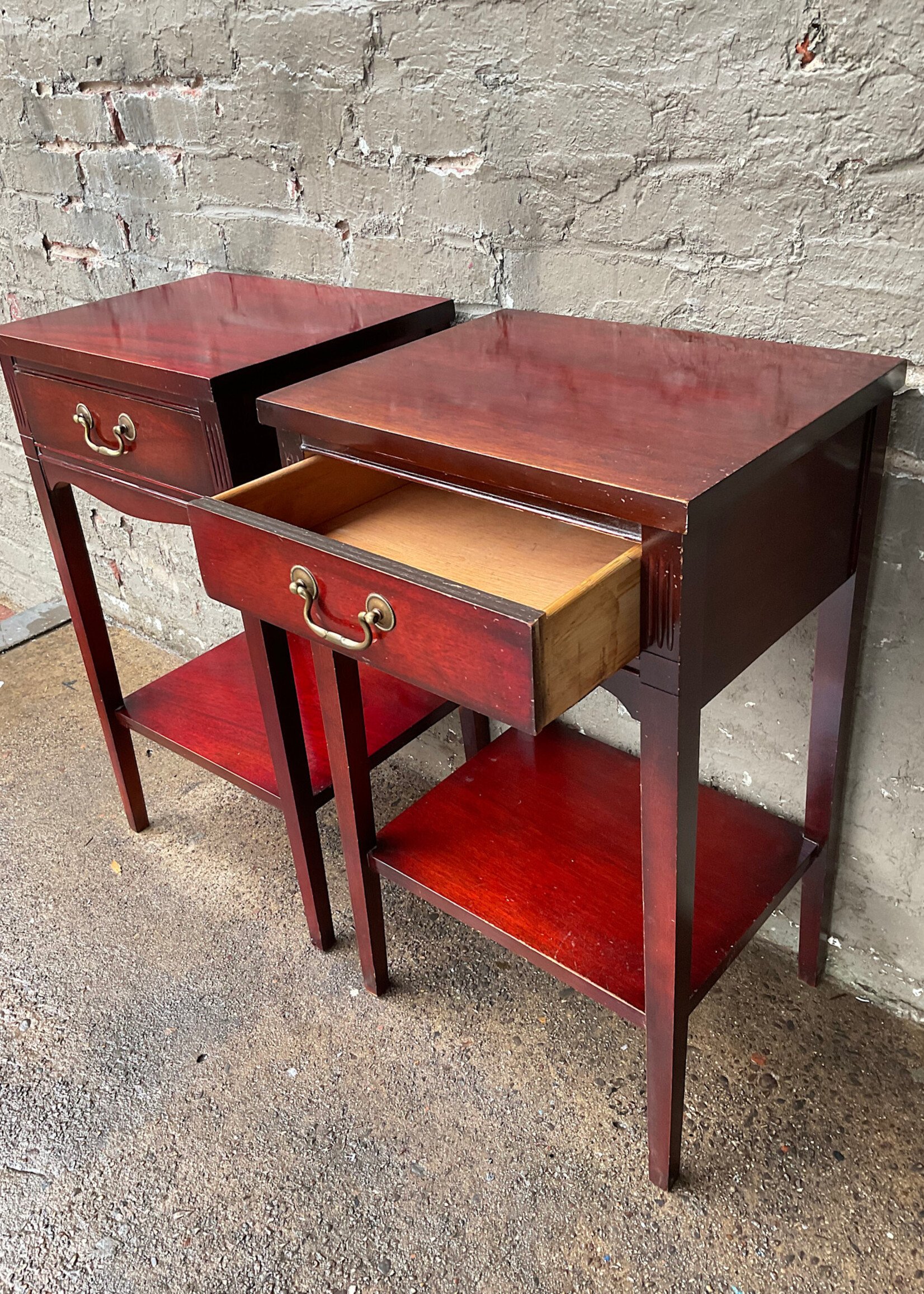 GOODWOOD Pair of Vintage Nightstands