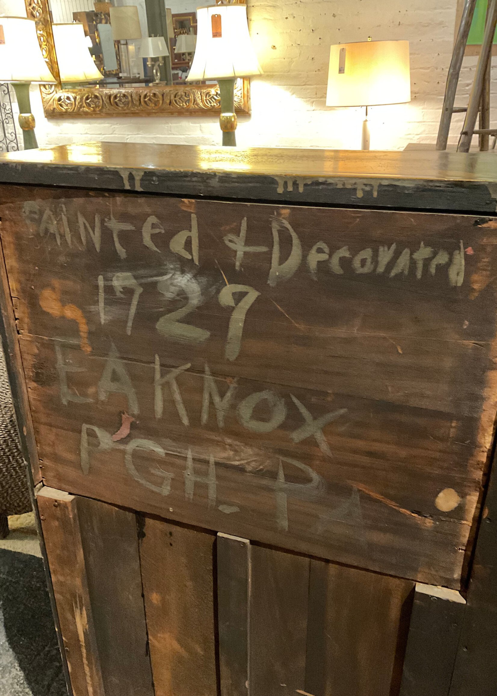 GOODWOOD Hand Painted Victorian Secretary