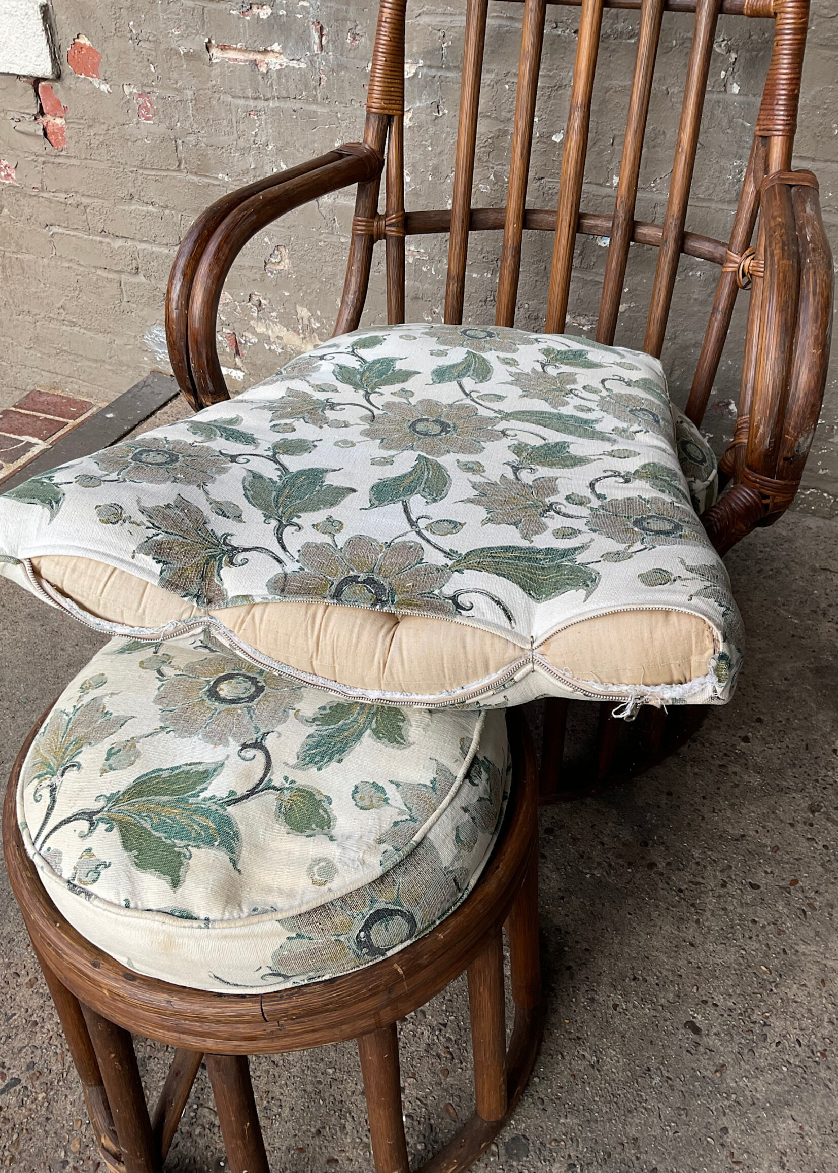 GOODWOOD Rattan Chair & Ottoman