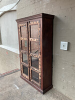 GOODWOOD Glass Front Indonesian Teak Cabinet