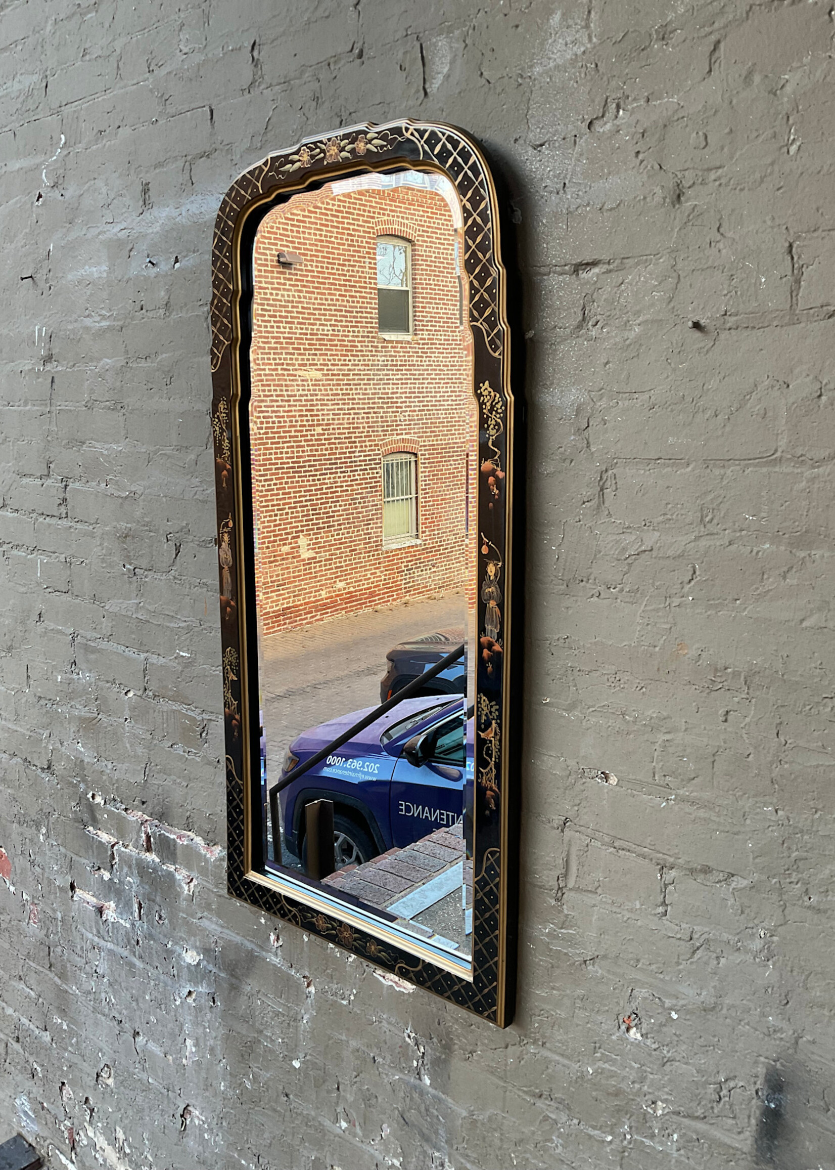 GOODWOOD Japanned Beveled Mirror