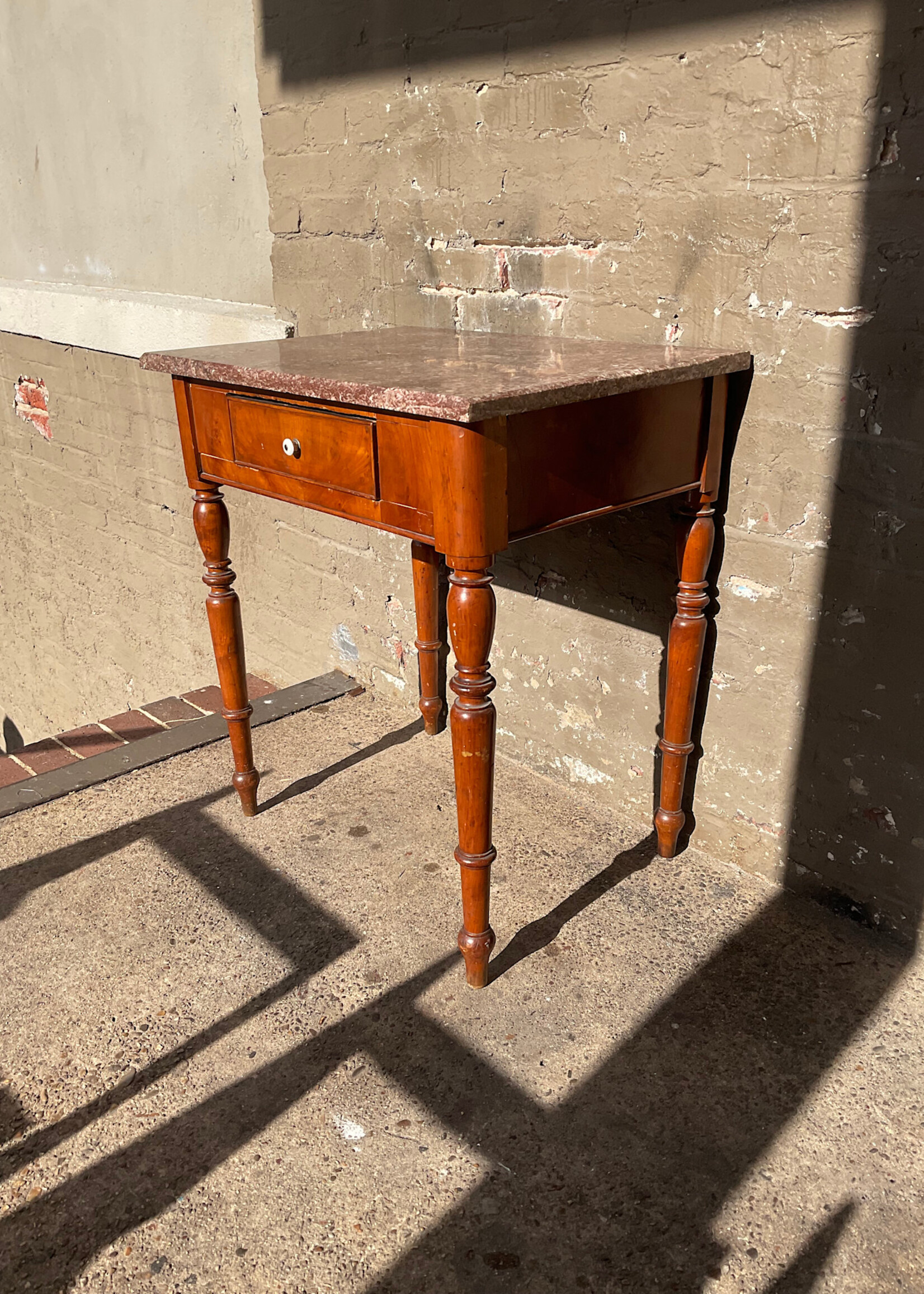 GOODWOOD Victorian Marble Top Side Table