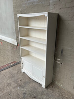 GOODWOOD Vintage White Painted Bookcase