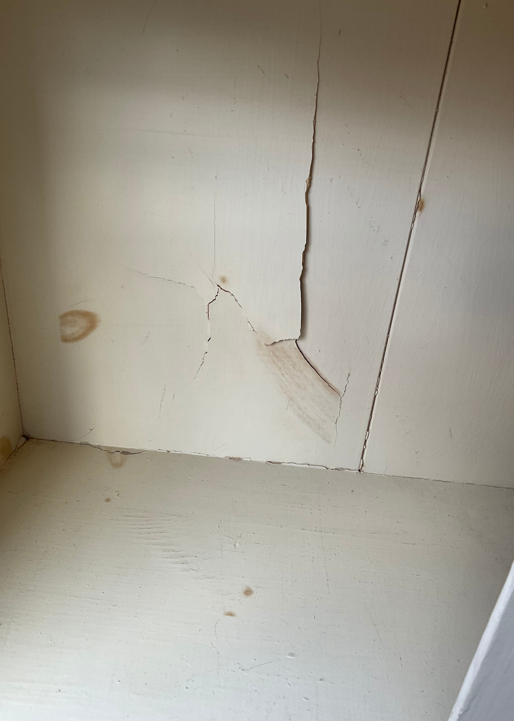 GOODWOOD Vintage White Painted Bookcase