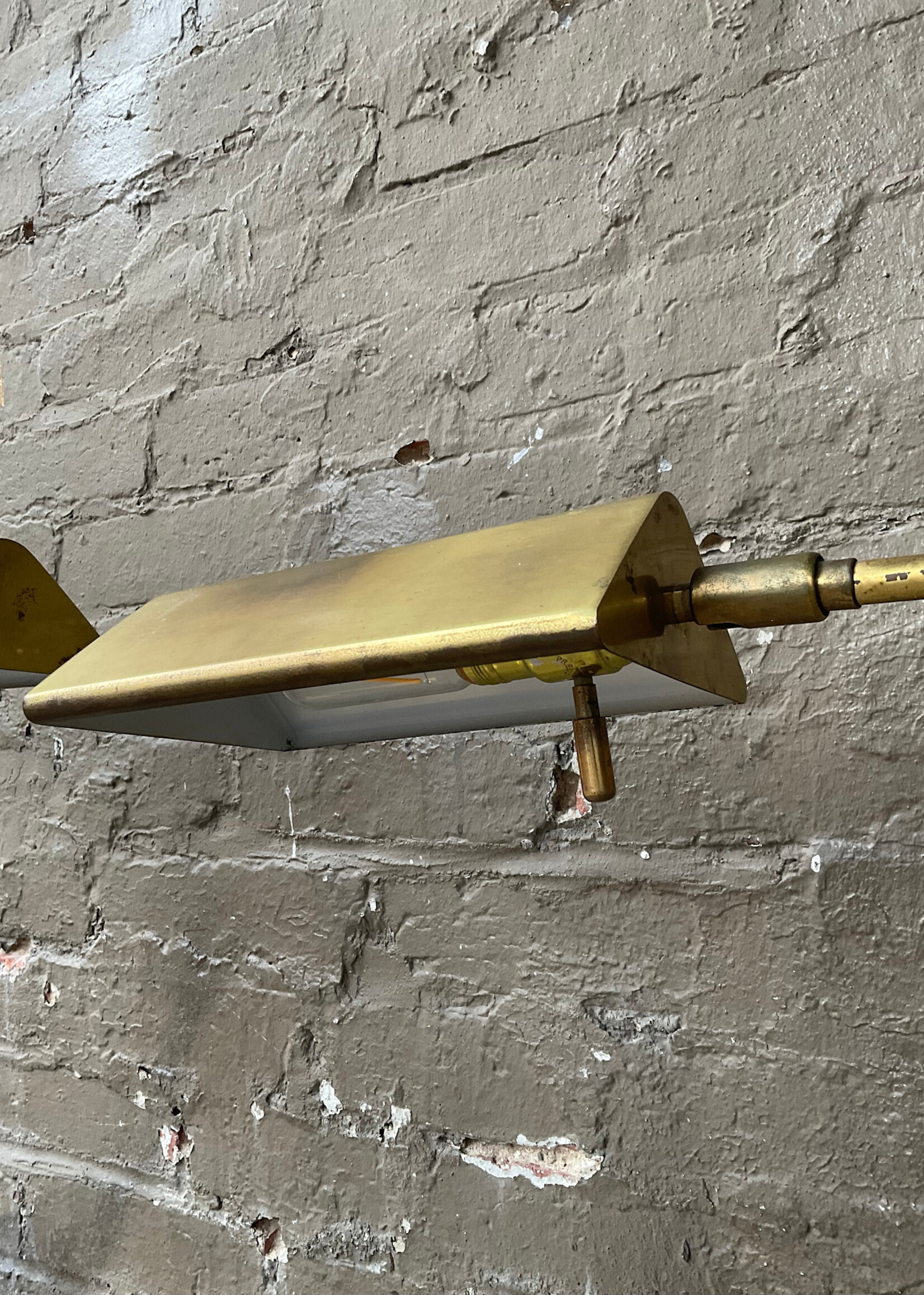 GOODWOOD Pair of Solid Brass Pharmacy Lamps