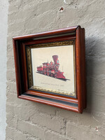 GOODWOOD Train Print, Victorian Frame