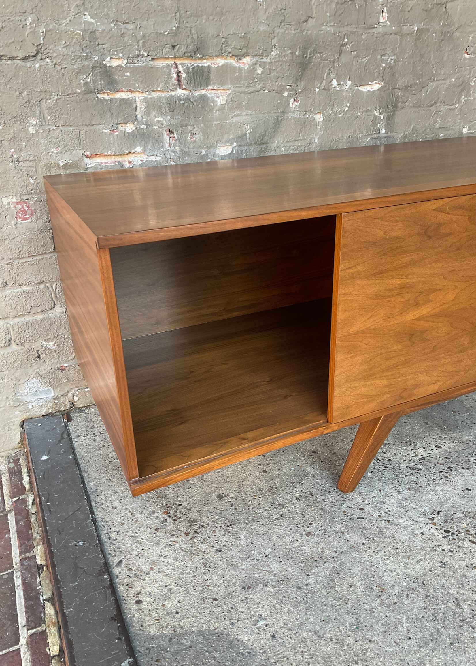 GOODWOOD MCM Style Walnut Credenza