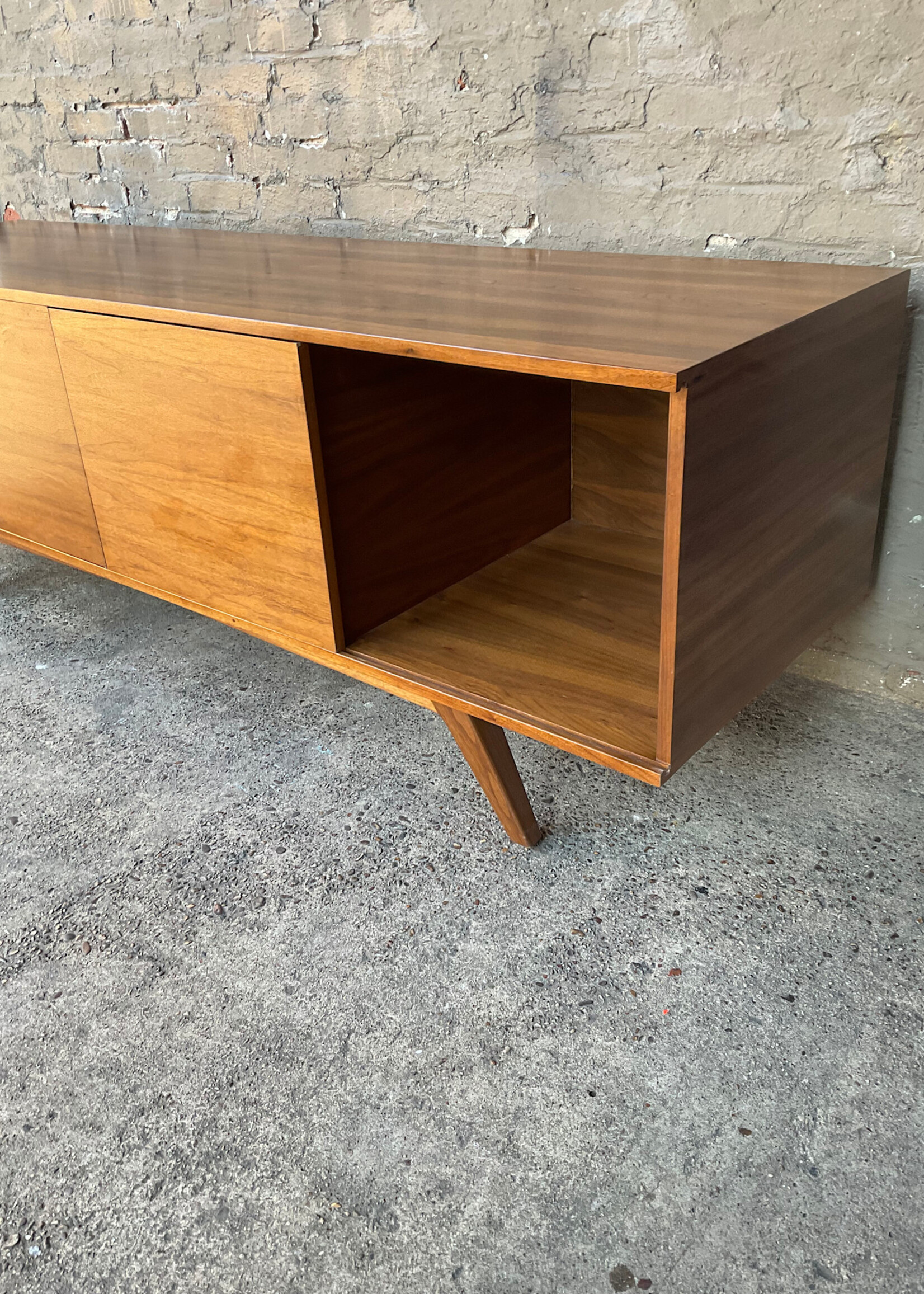 GOODWOOD MCM Style Walnut Credenza