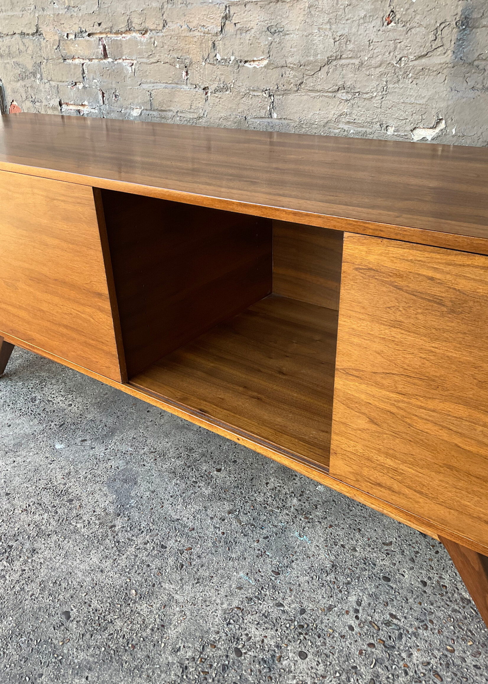 GOODWOOD MCM Style Walnut Credenza