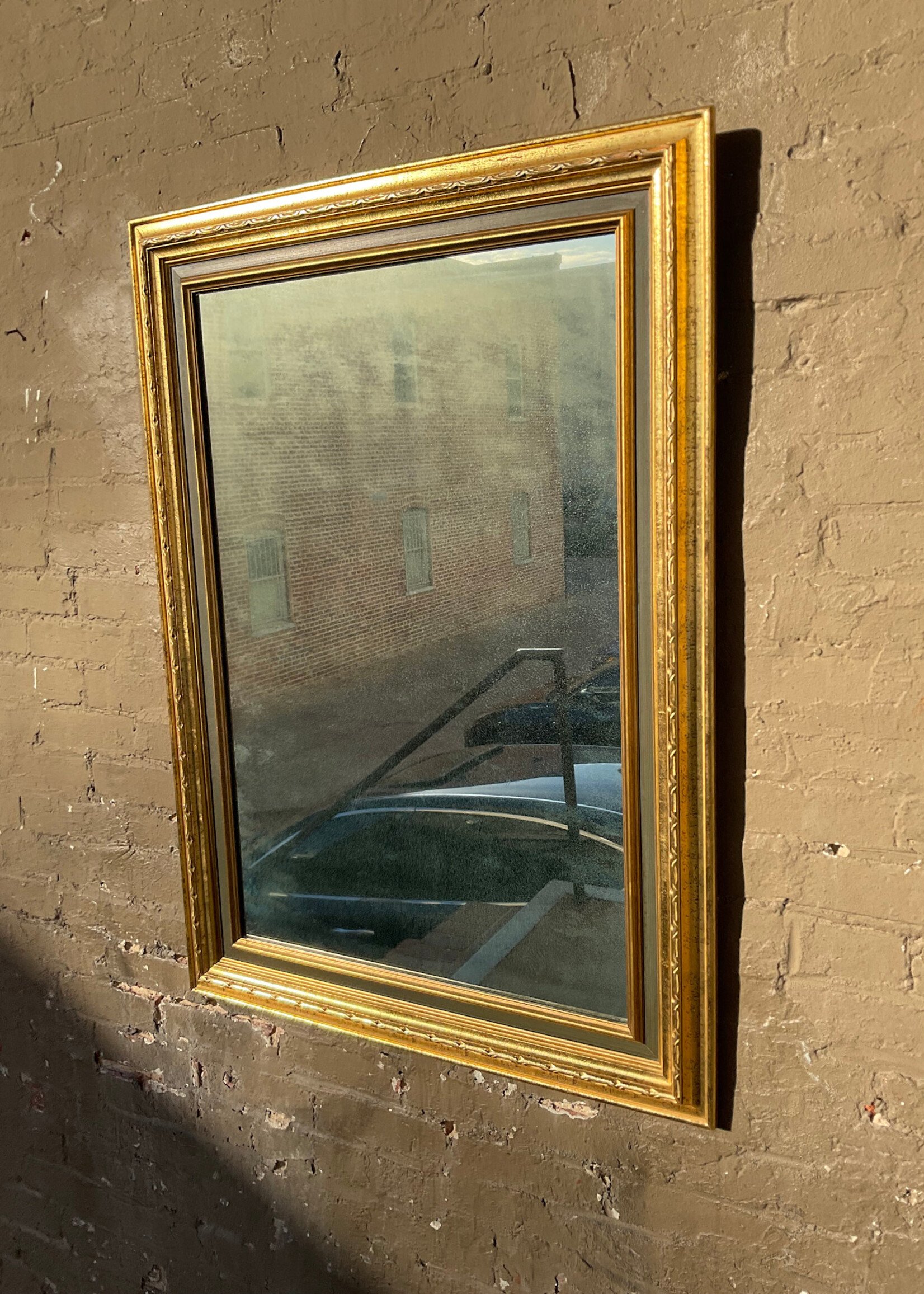 GOODWOOD Gilt Mirror, Heavy Patina