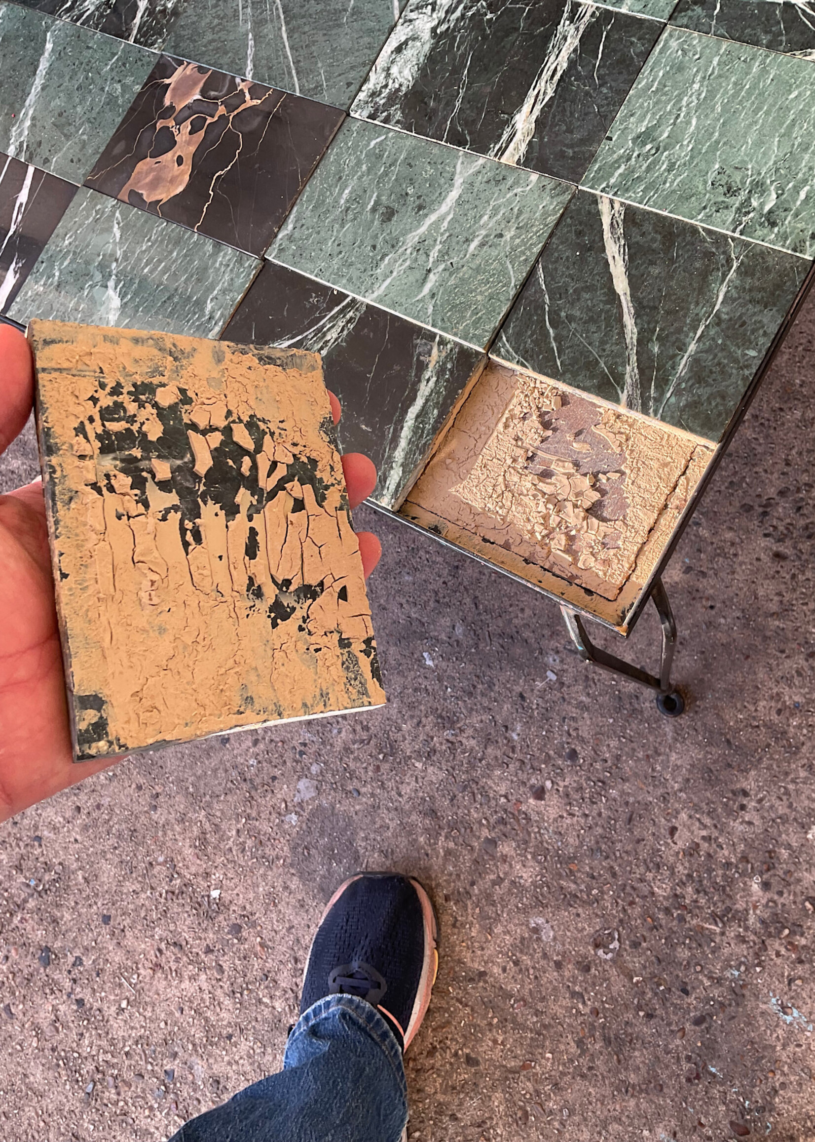 GOODWOOD Marble Tile Top Table