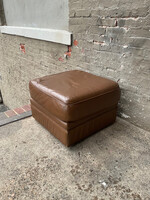 GOODWOOD Vintage Leather Ottoman