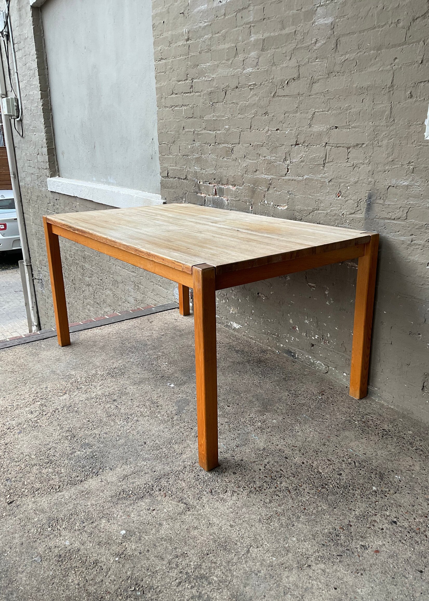 GOODWOOD Vintage Oak Butcher Block Table
