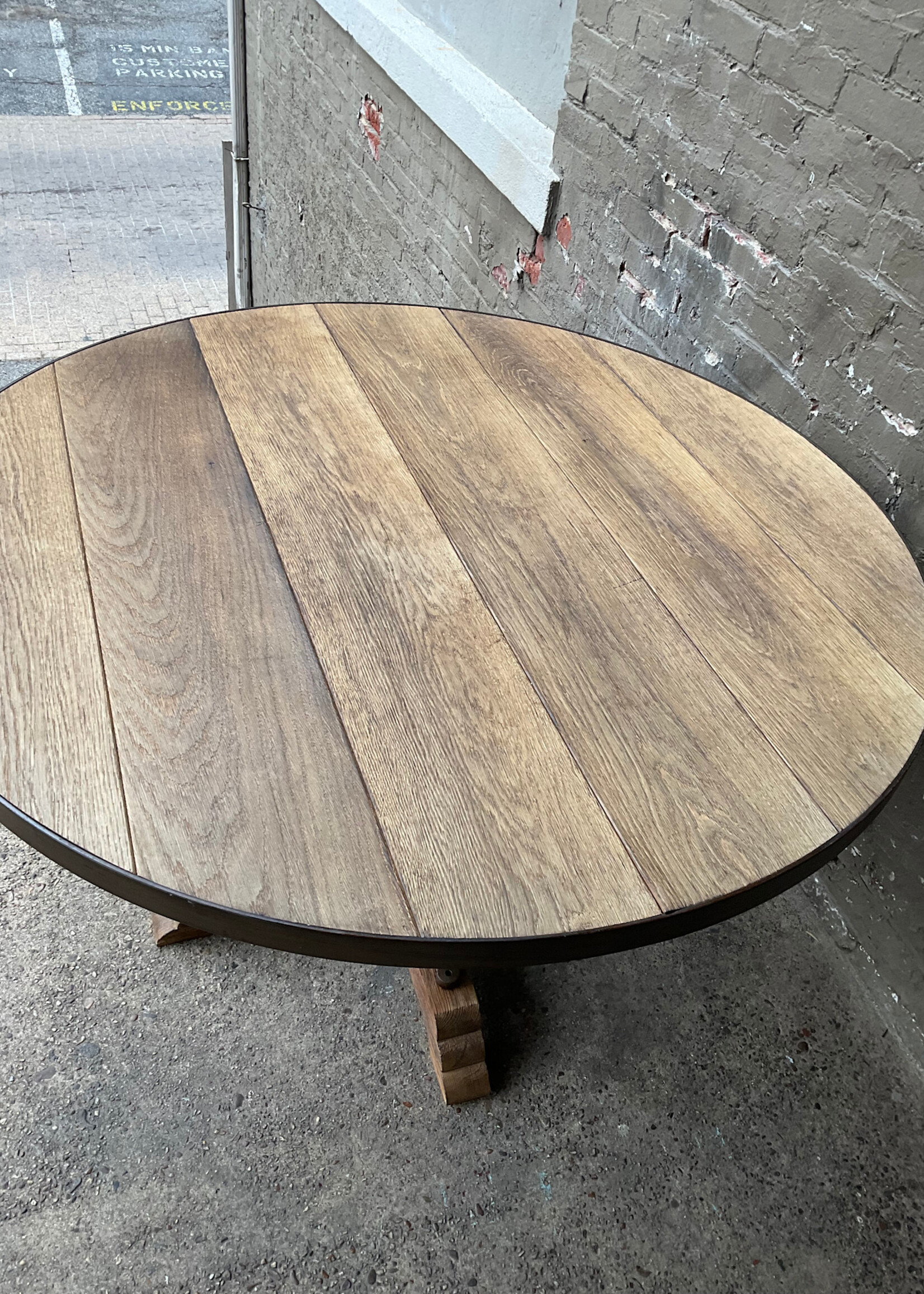 GOODWOOD Vintage Oak & Iron Table