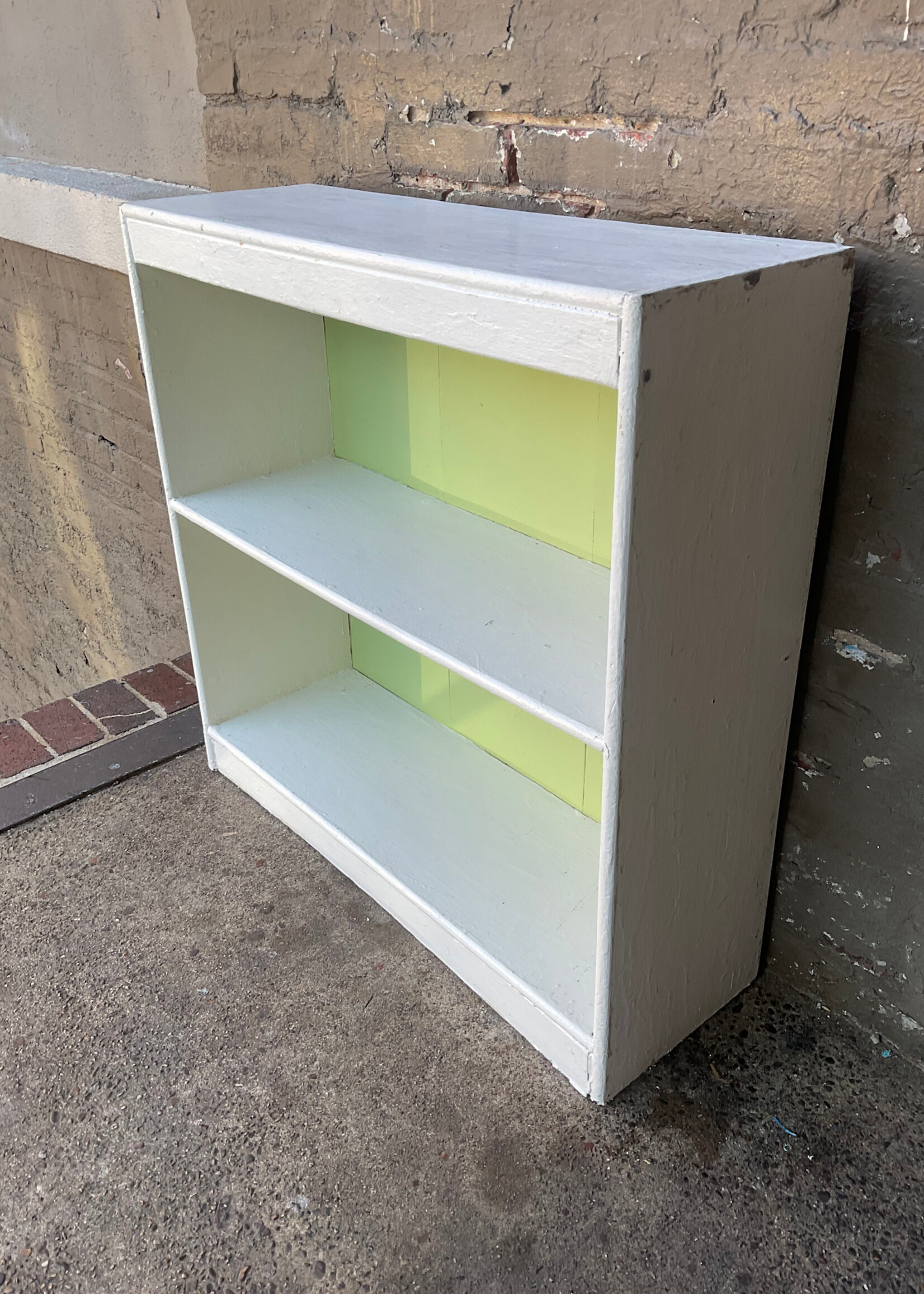 GOODWOOD Vintage White Painted Bookcase