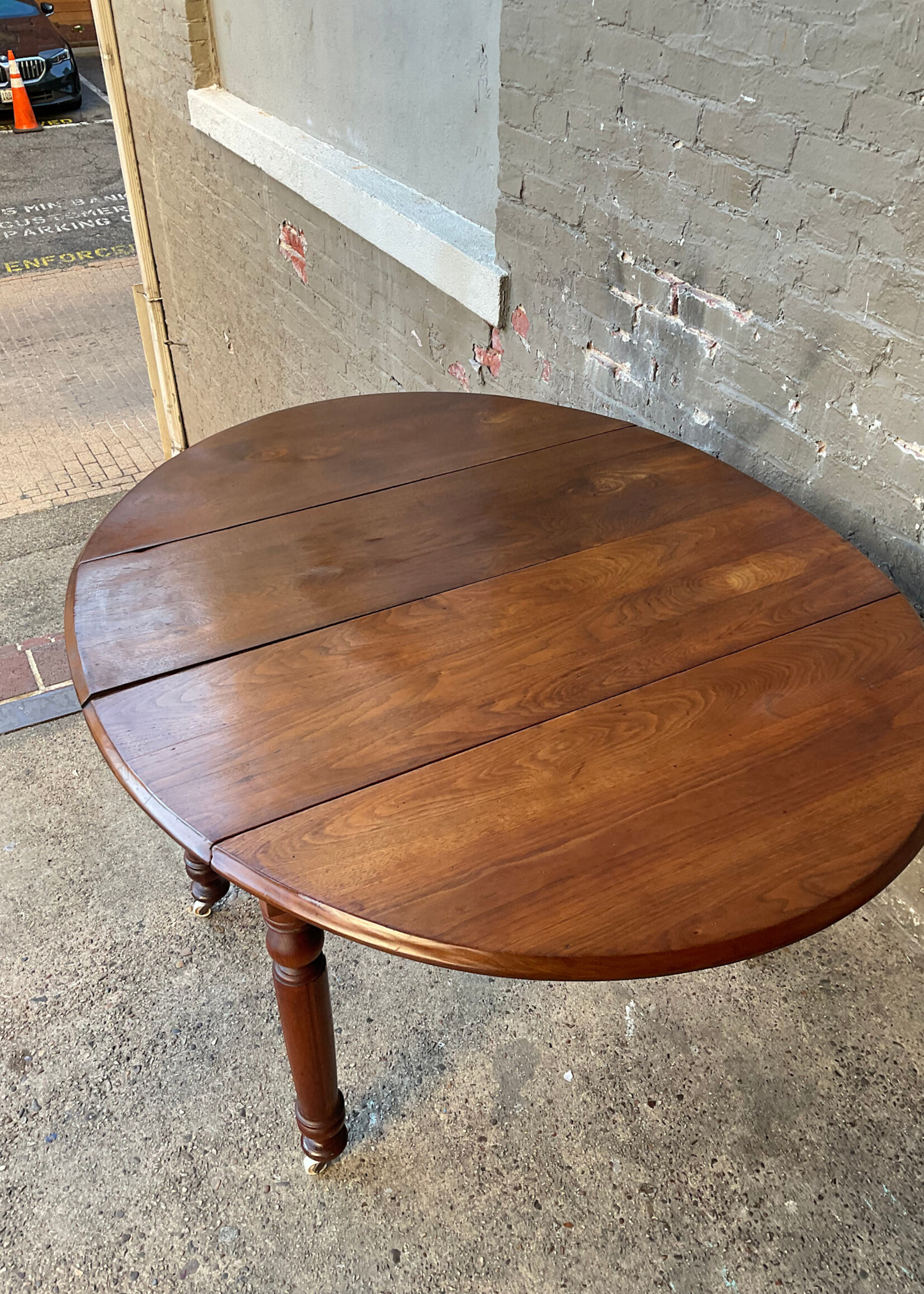 GOODWOOD Antique Walnut Drop Leaf Extension Table