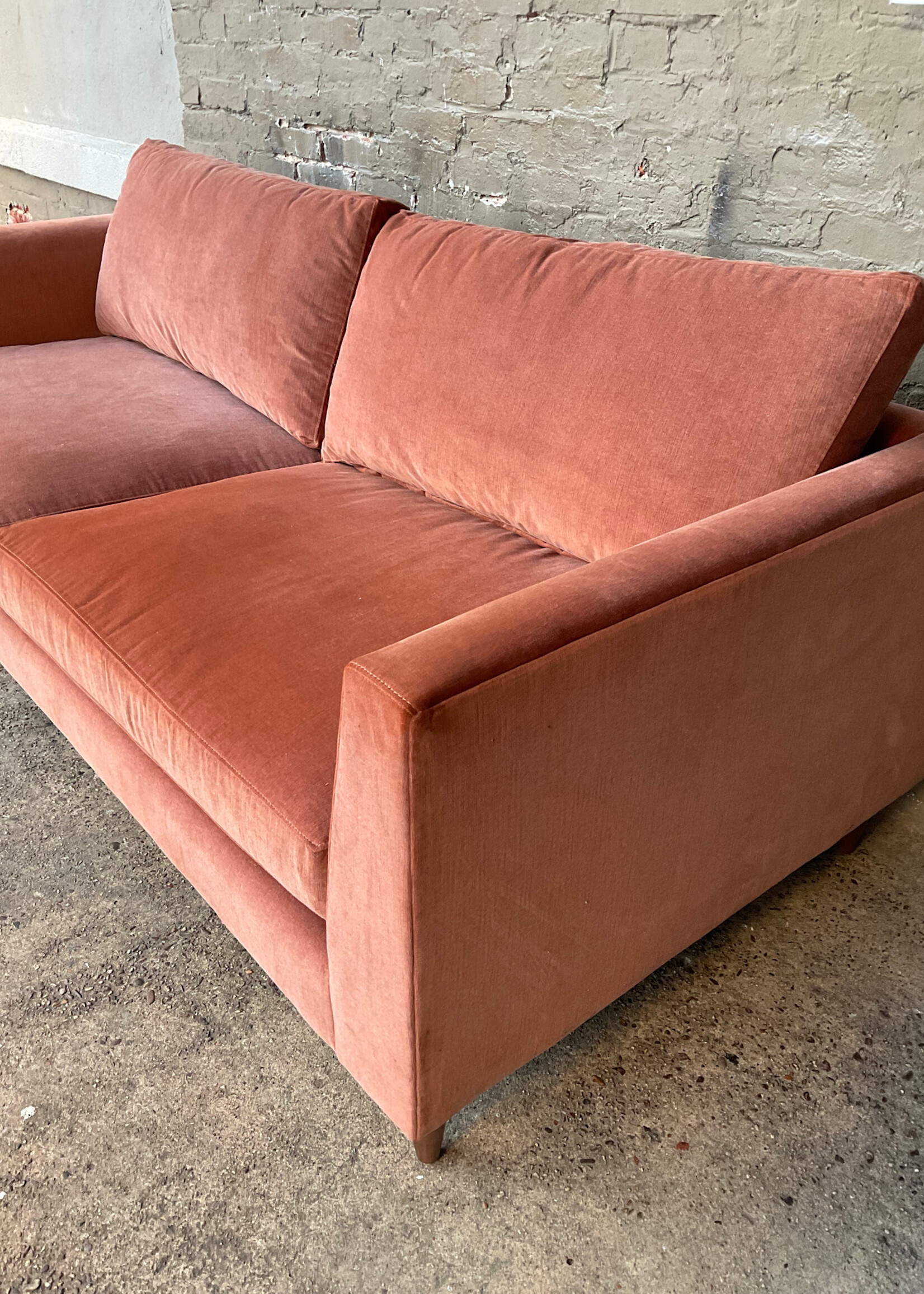 GOODWOOD MCM Style Velvet Sofa, USA