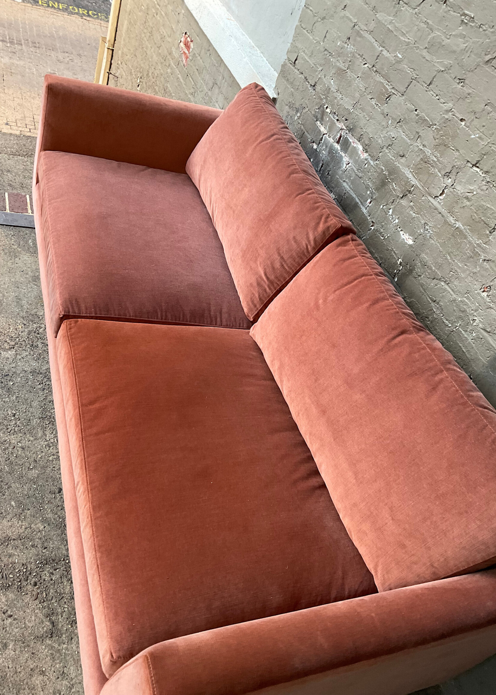 GOODWOOD MCM Style Velvet Sofa, USA