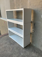 GOODWOOD Set of 3 Laminate Stacking Shelves