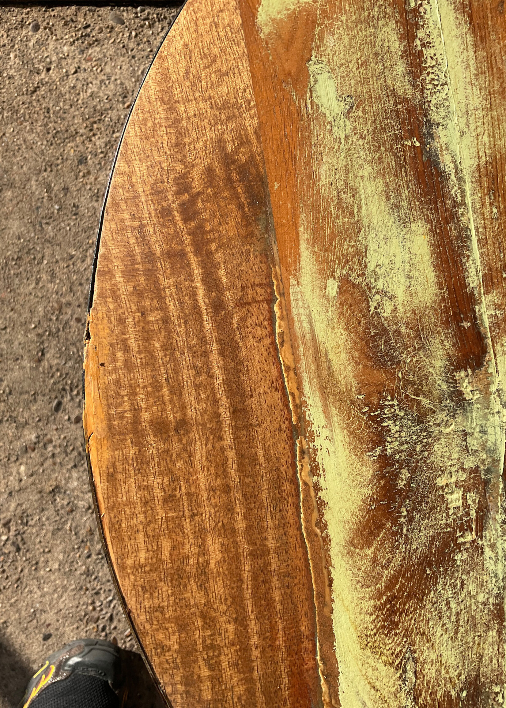 GOODWOOD Rustic Metal & Wood Side Table