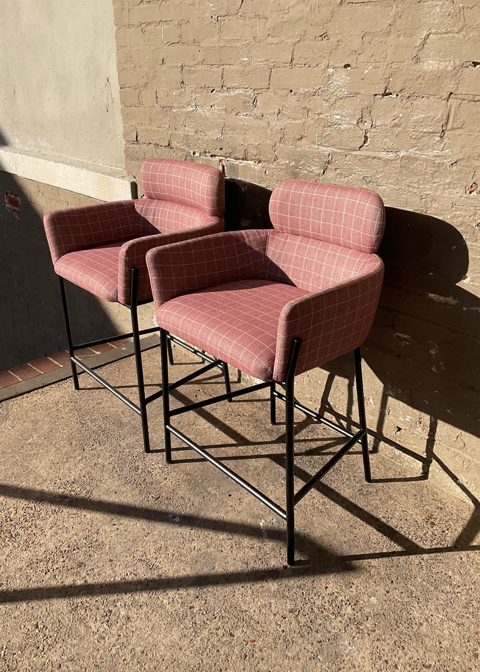 GOODWOOD Pair of Commercial Grade Counter Stools