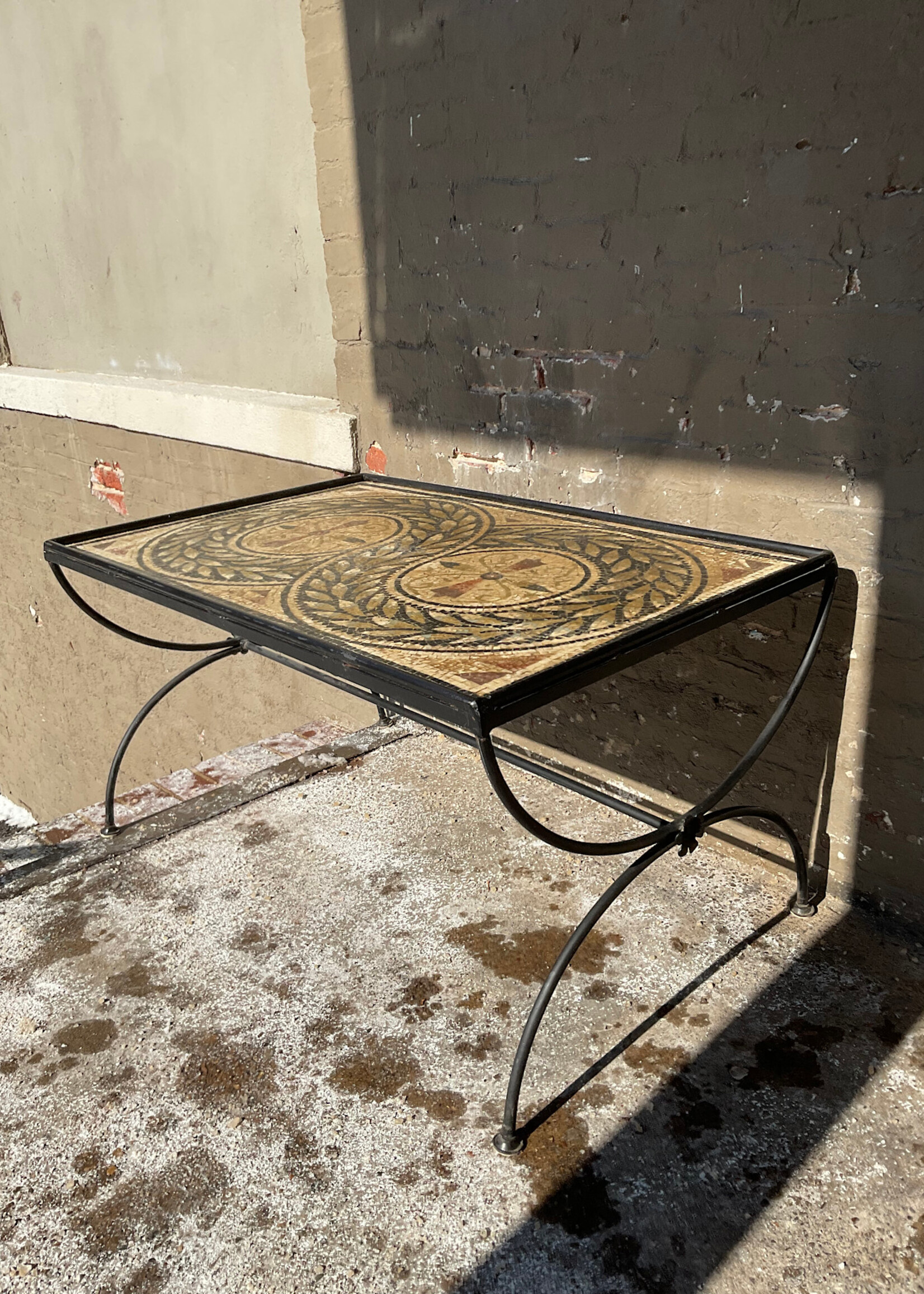 GOODWOOD Mosaic Tile & Iron Coffee Table