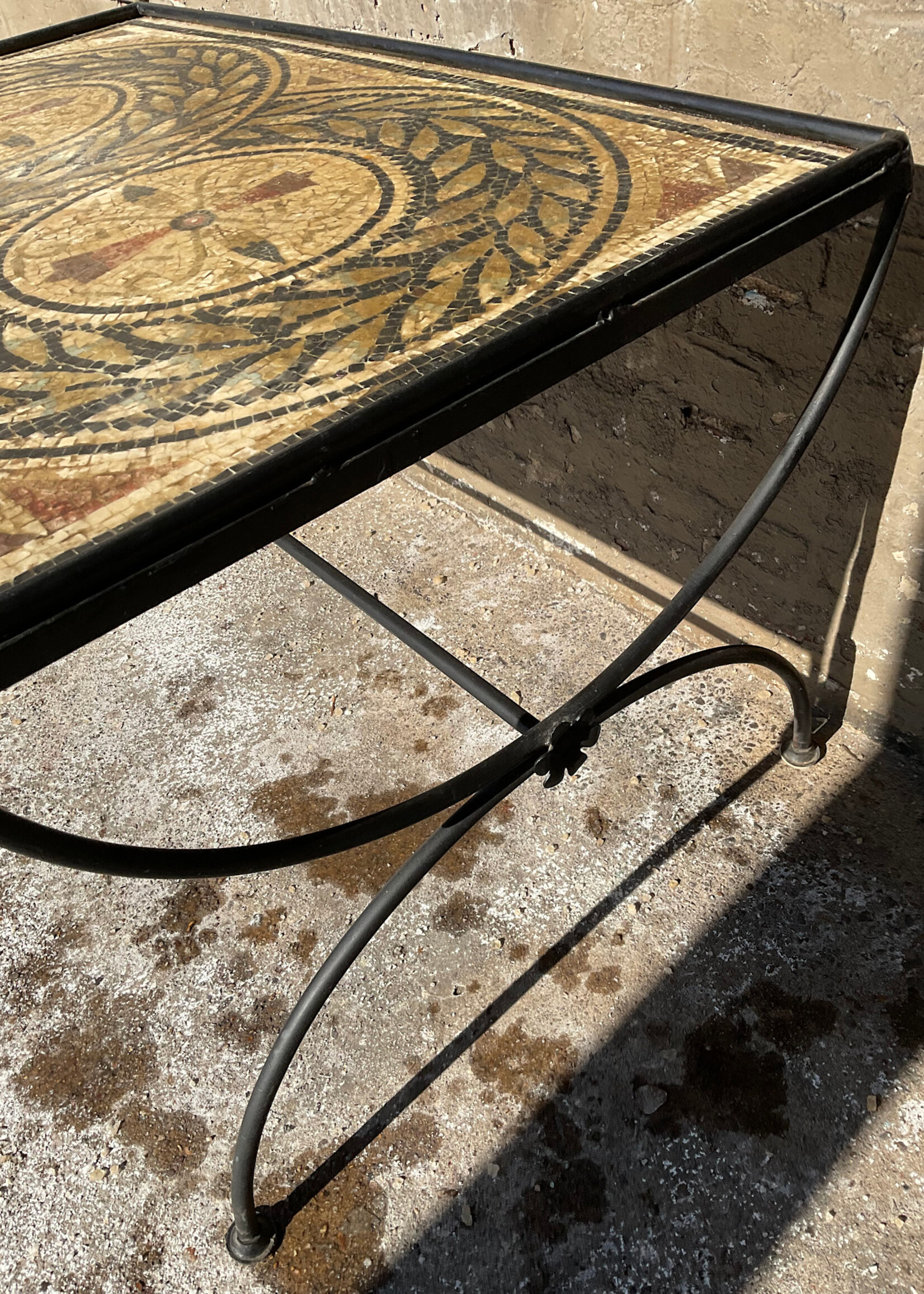 GOODWOOD Mosaic Tile & Iron Coffee Table