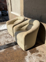 GOODWOOD Pair of Contemporary Swivel Chairs