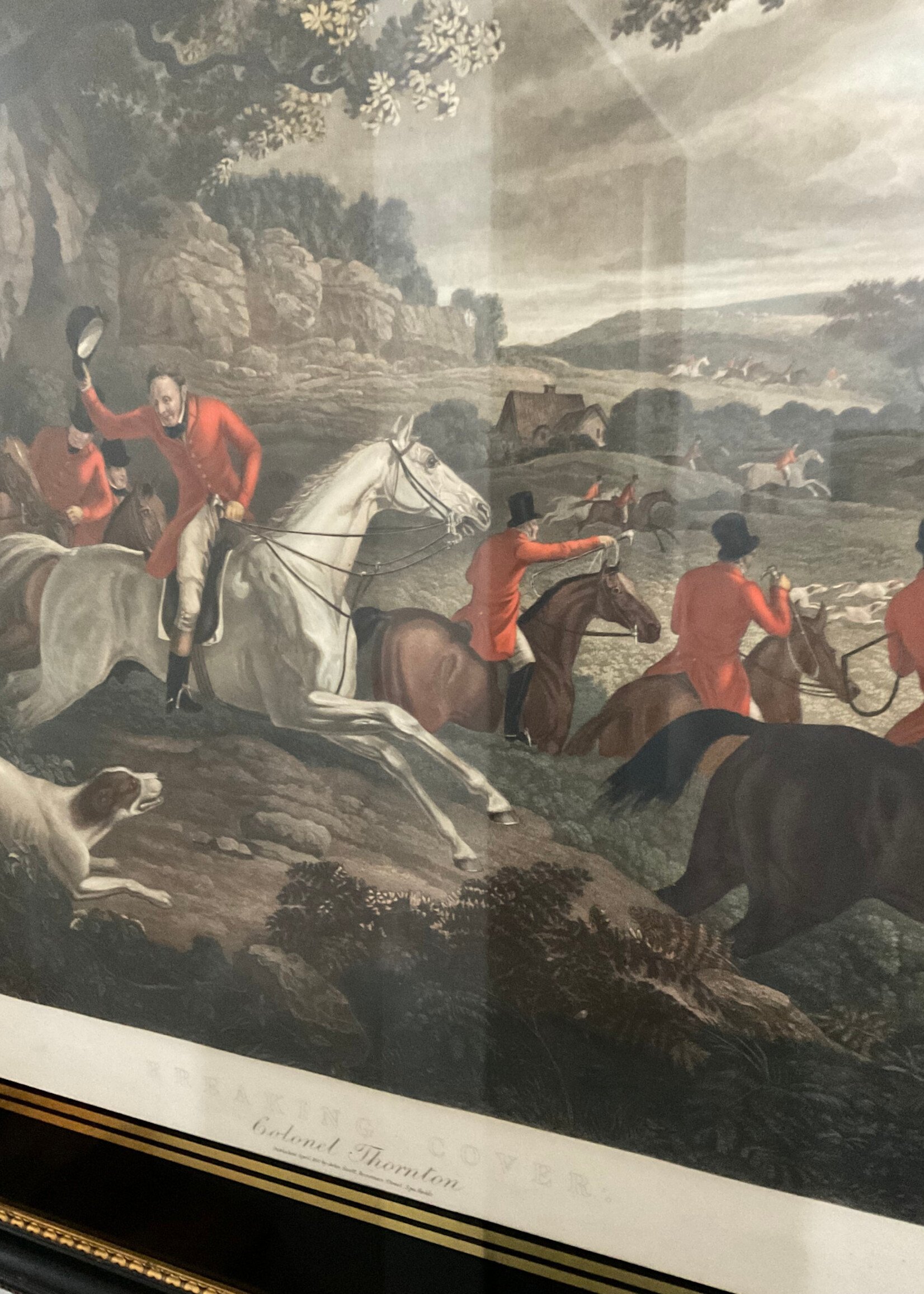 GOODWOOD Large Fox Hunt Print