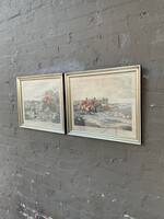 GOODWOOD Pair of Fox Hunt Prints