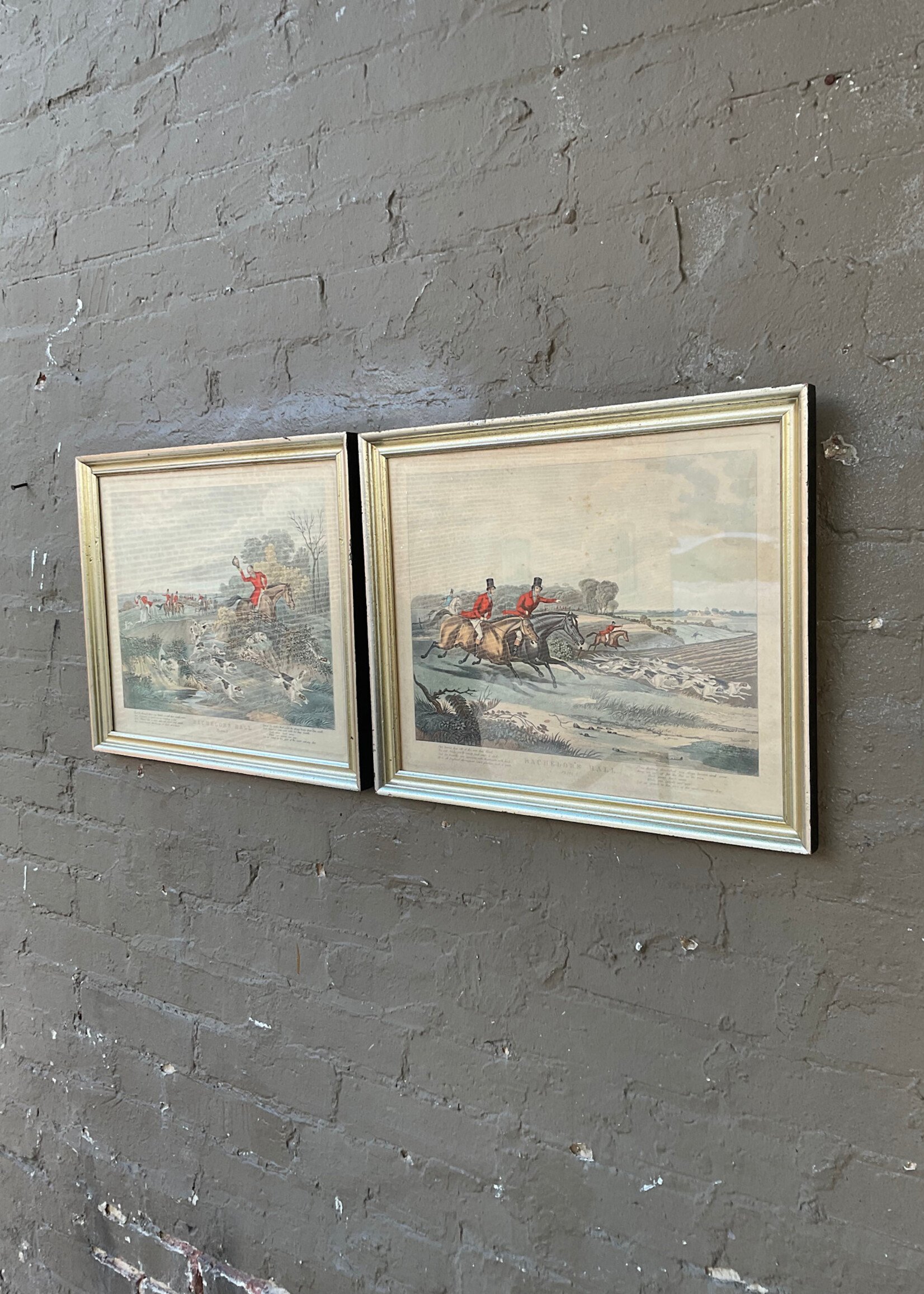 GOODWOOD Pair of Fox Hunt Prints