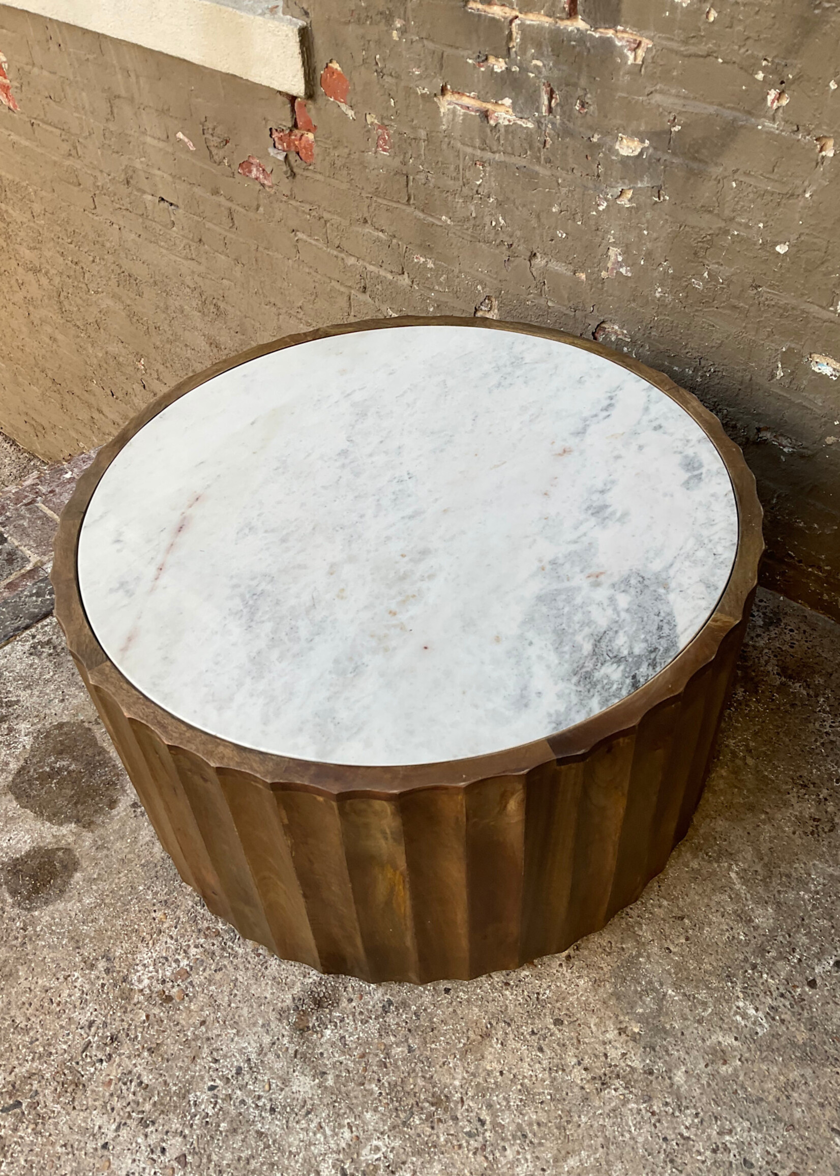 GOODWOOD Art Deco Style Marble Top Coffee Table