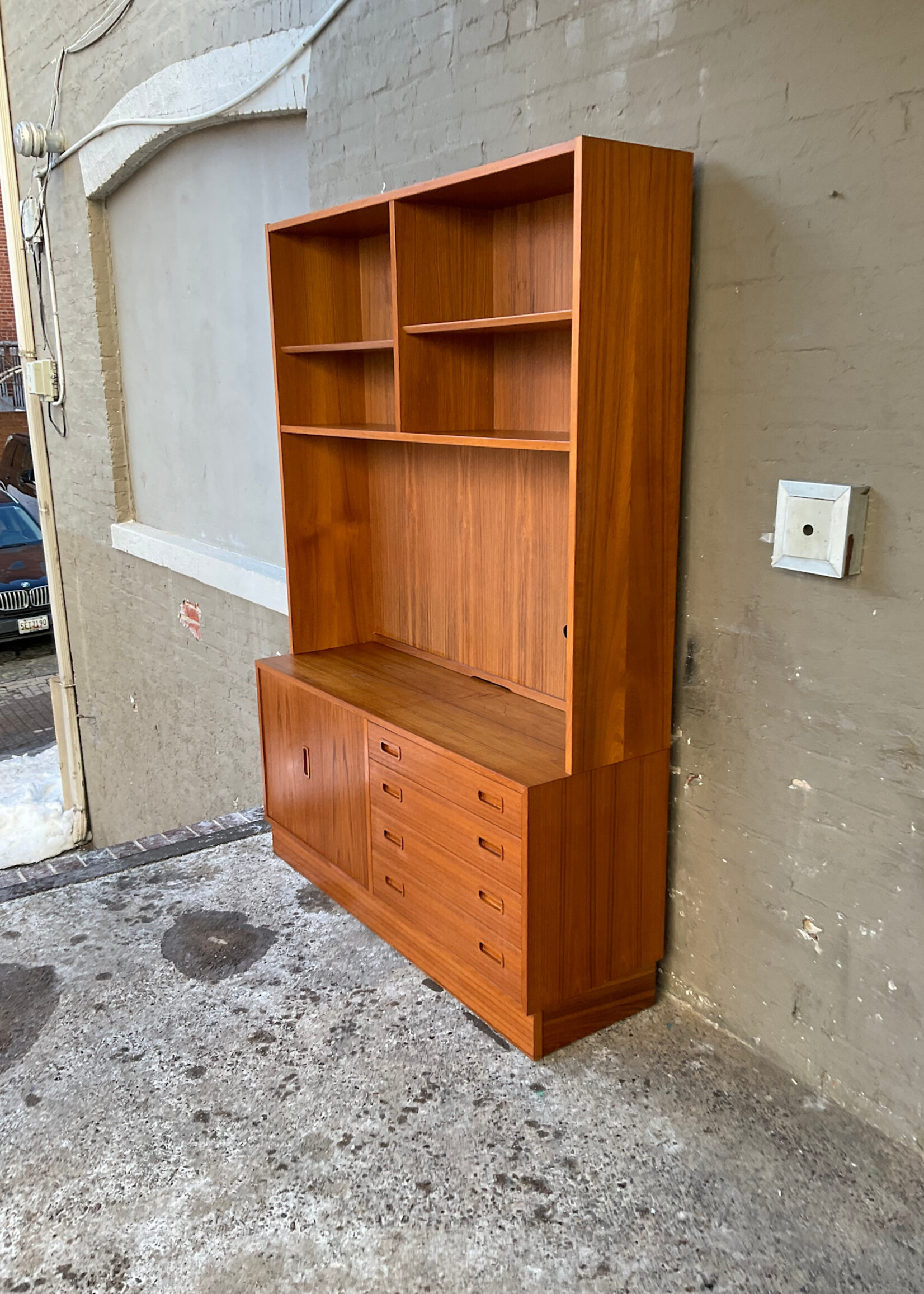 GOODWOOD Hundevad Danish Modern Teak 2 Piece Cabinet