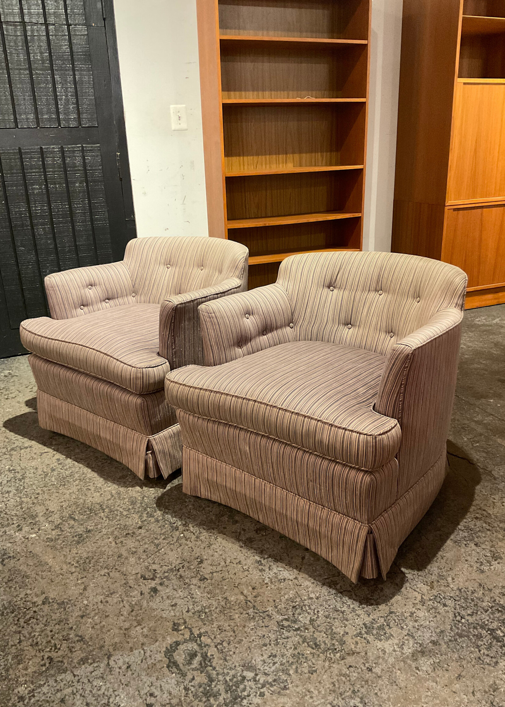 GOODWOOD Vintage Striped Lounge Chair