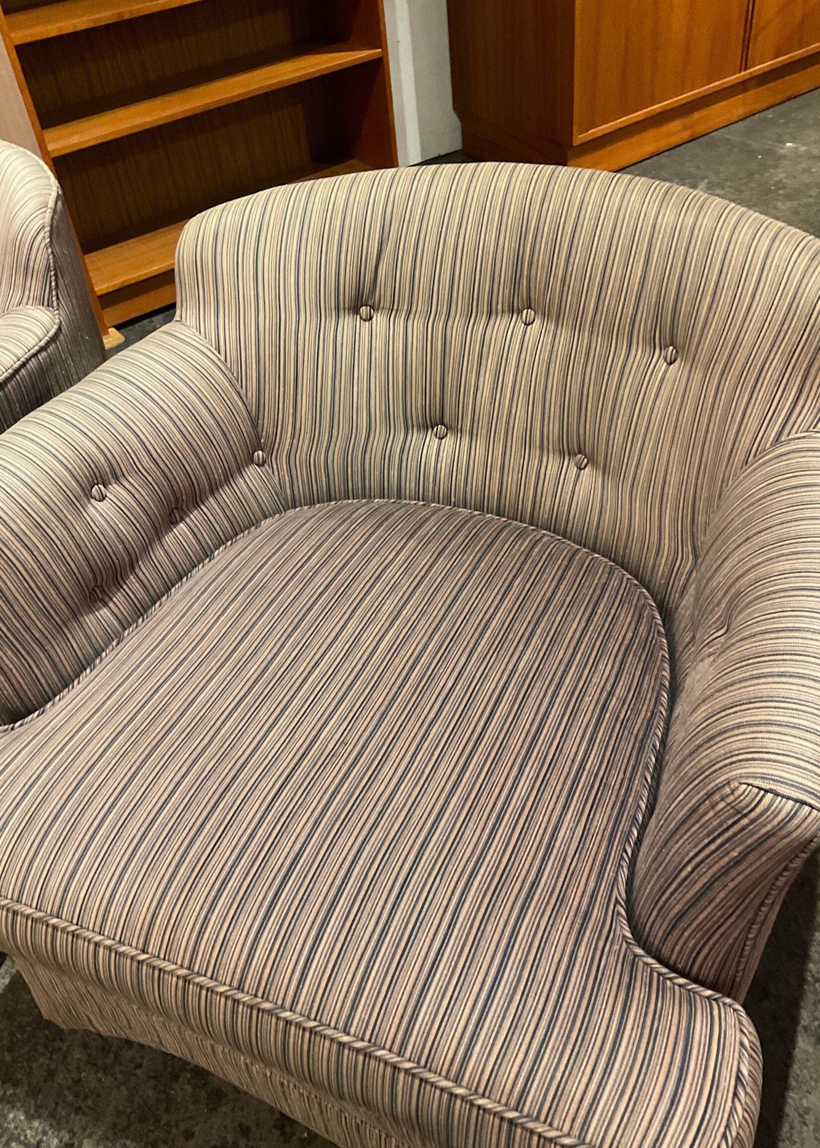 GOODWOOD Vintage Striped Lounge Chair