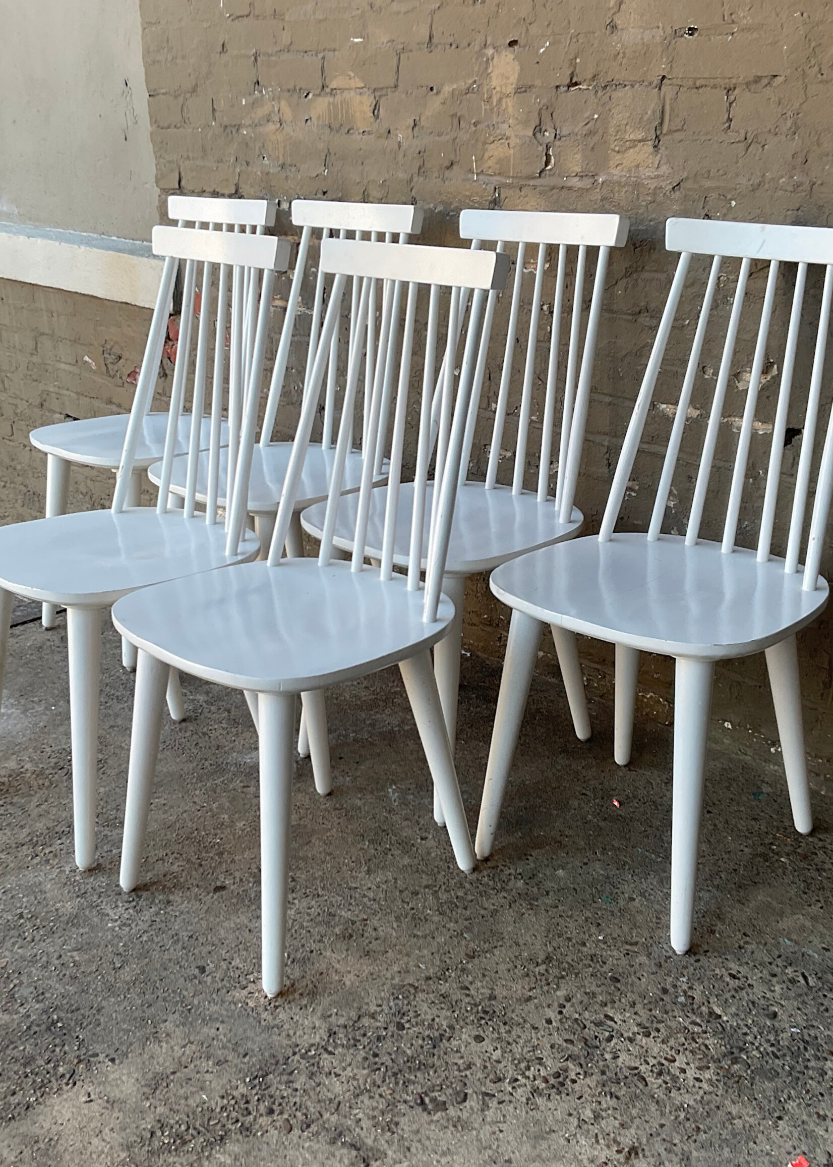 GOODWOOD Set of 6 MCM Style Dining Chairs