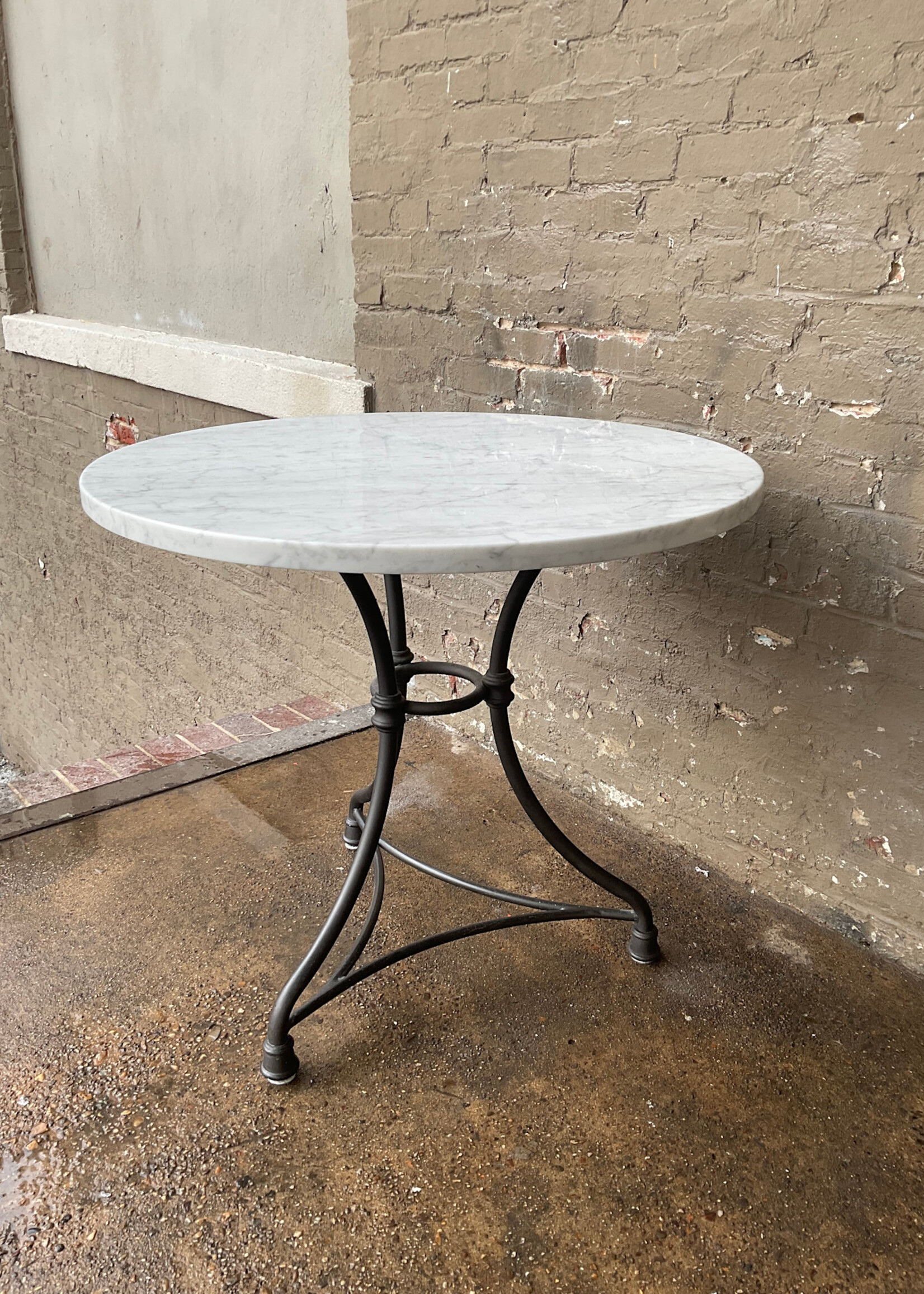 GOODWOOD Crate & Barrel Marble Bistro Table