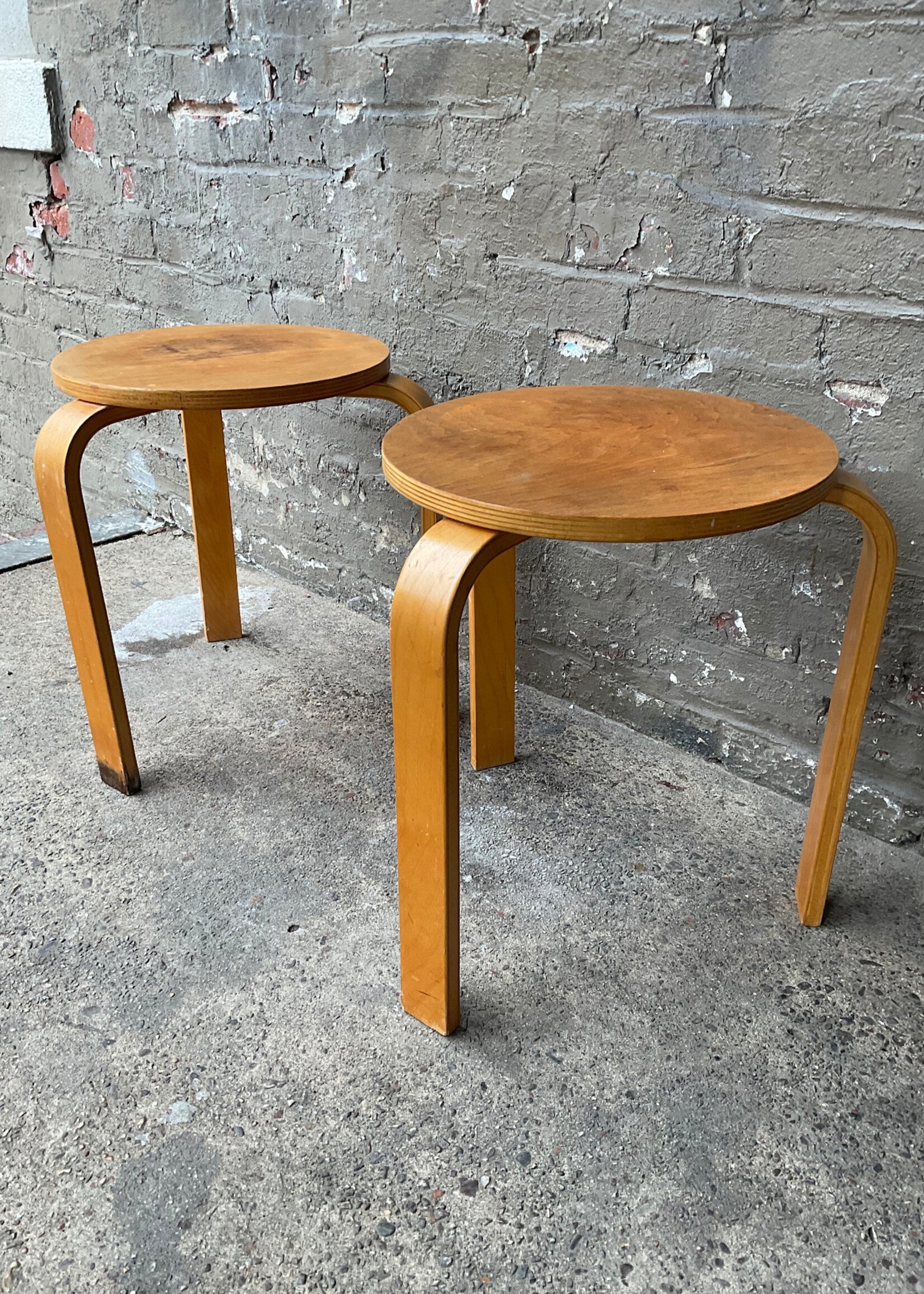 GOODWOOD Pair of Bentwood Stacking Tables