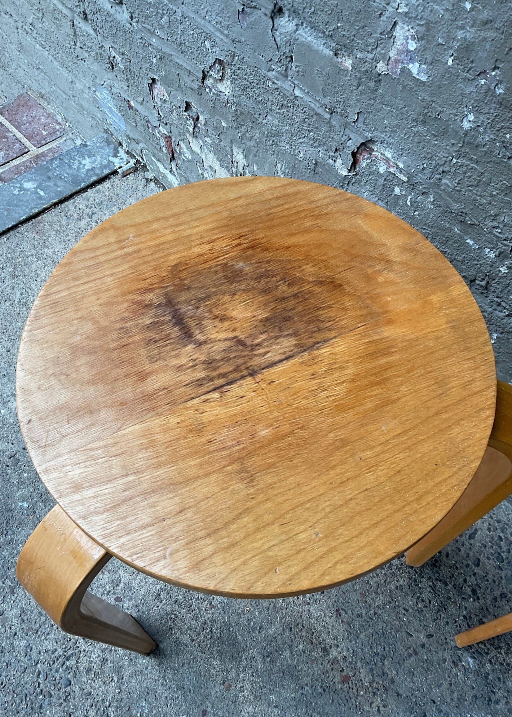 GOODWOOD Pair of Bentwood Stacking Tables