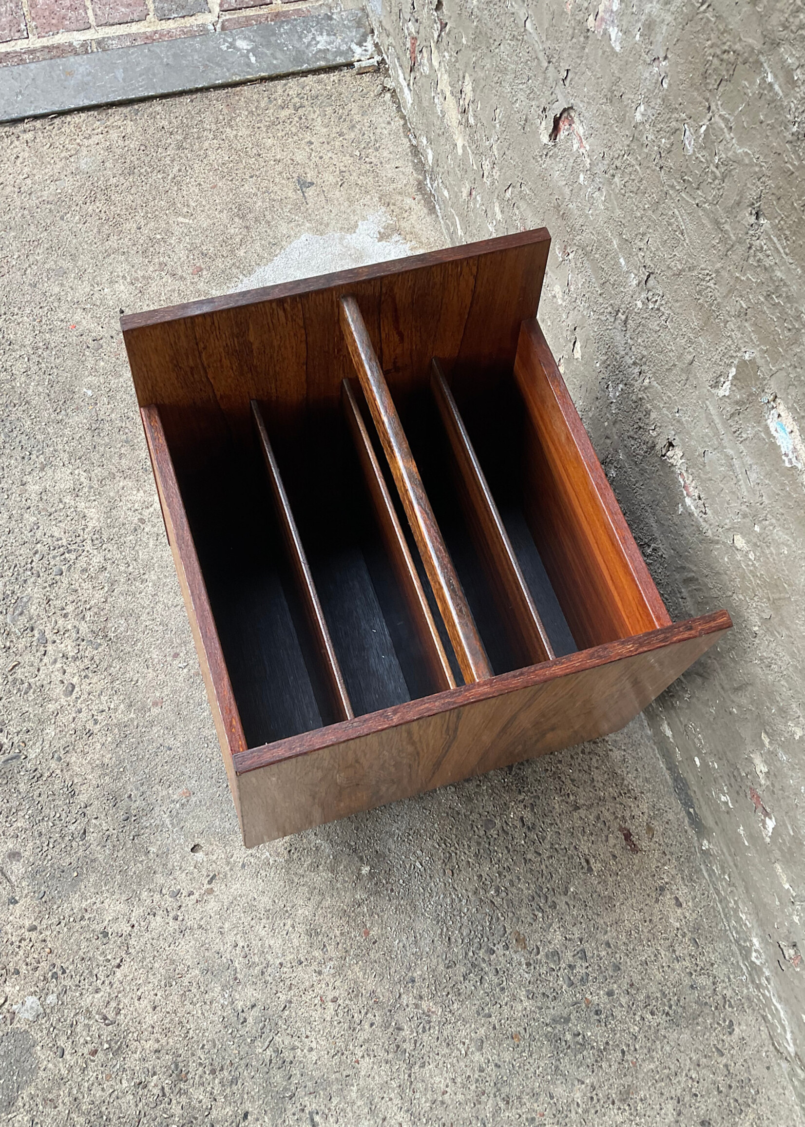 GOODWOOD Rolf Hesland Danish Modern Rosewood Magazine Stand