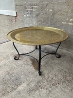 GOODWOOD Brass Tray on Iron Stand