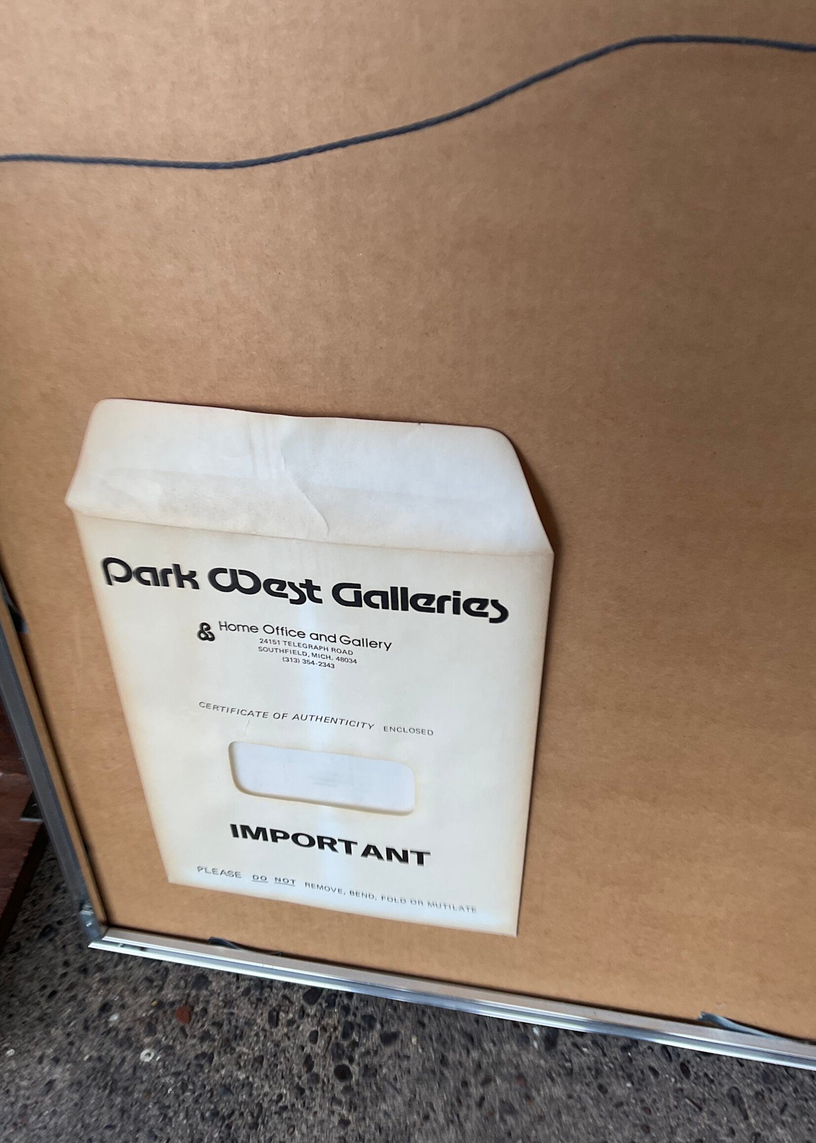 GOODWOOD Ben Shahn Lithograph with Certificate