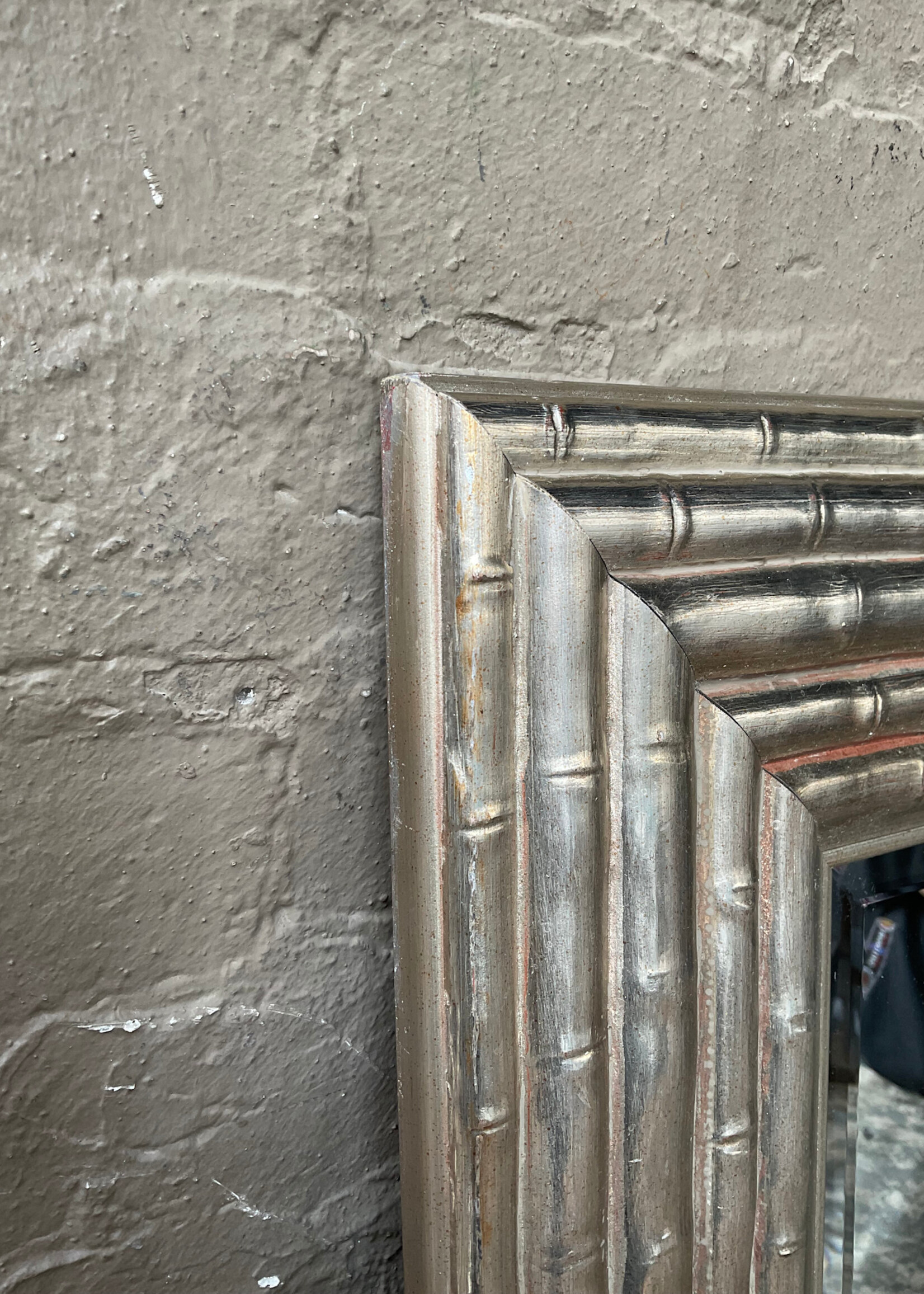 GOODWOOD Faux Bamboo Silvergilt Mirror