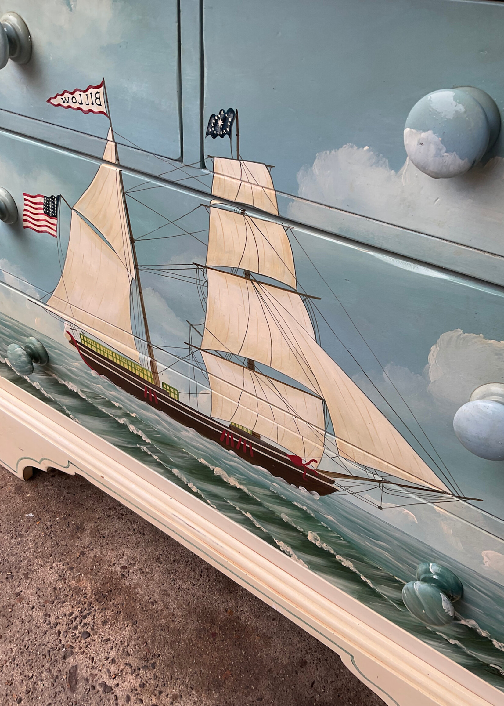 GOODWOOD Hand Painted Cottage Dresser