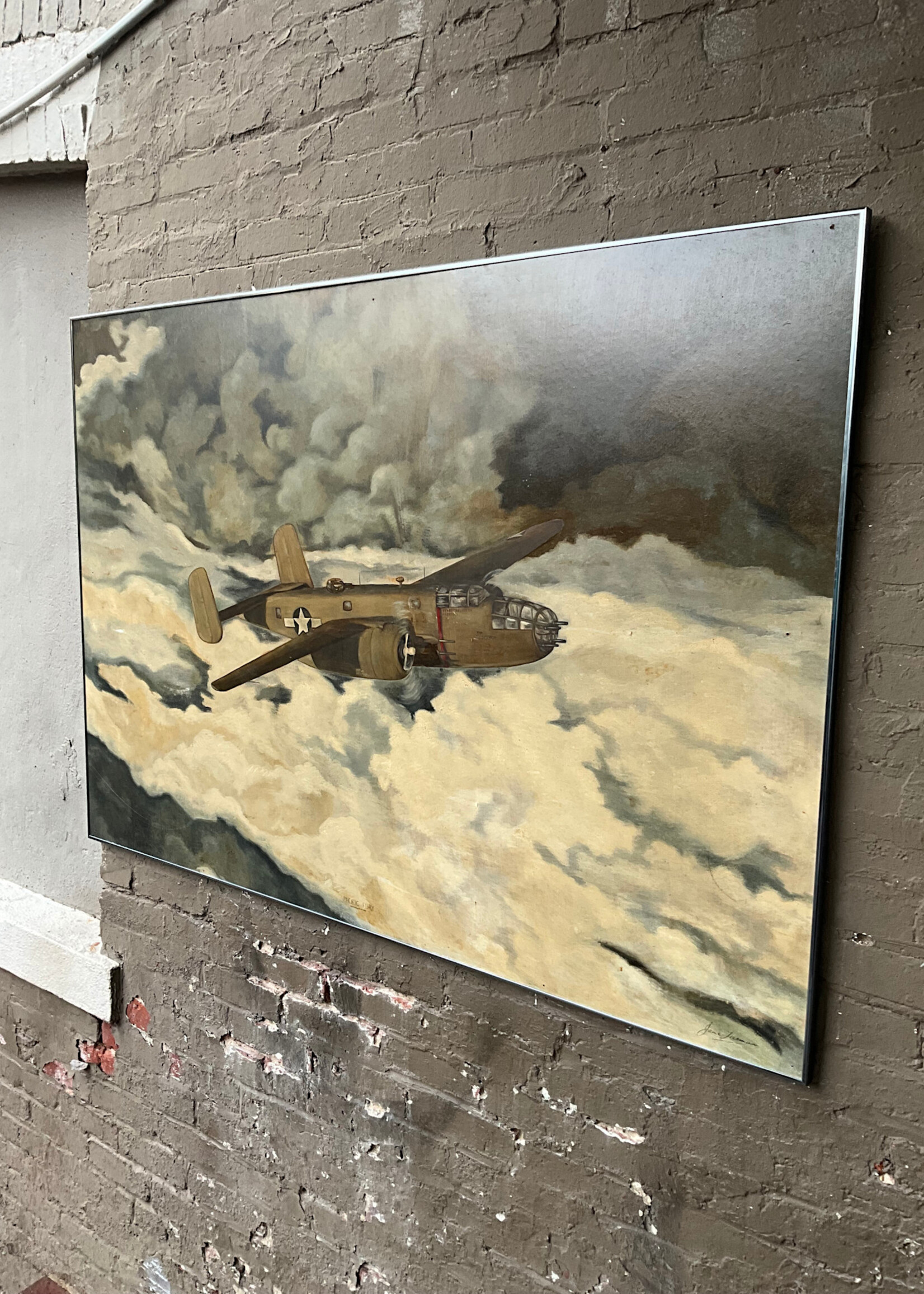 GOODWOOD Pacific Fury Oil on Board by Jane Fierman