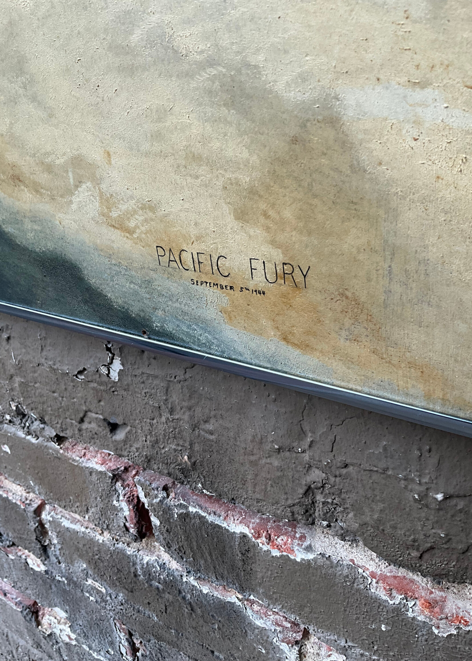 GOODWOOD Pacific Fury Oil on Board by Jane Fierman