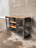 GOODWOOD Reclaimed Wood and Iron Media Console