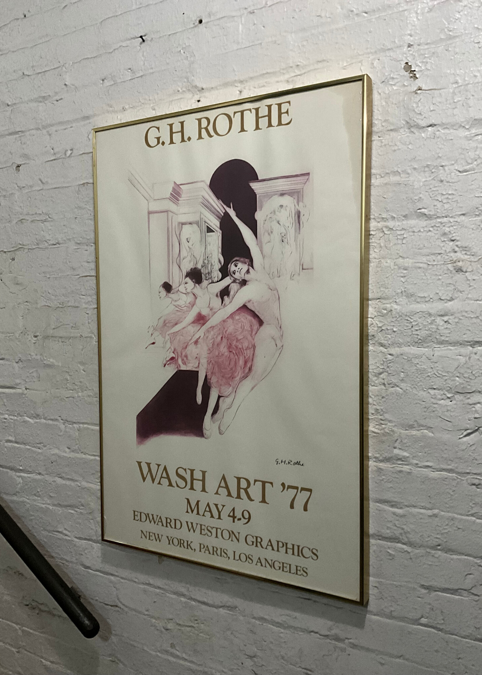 GOODWOOD G.H. Rothe Poster (chipped glass)